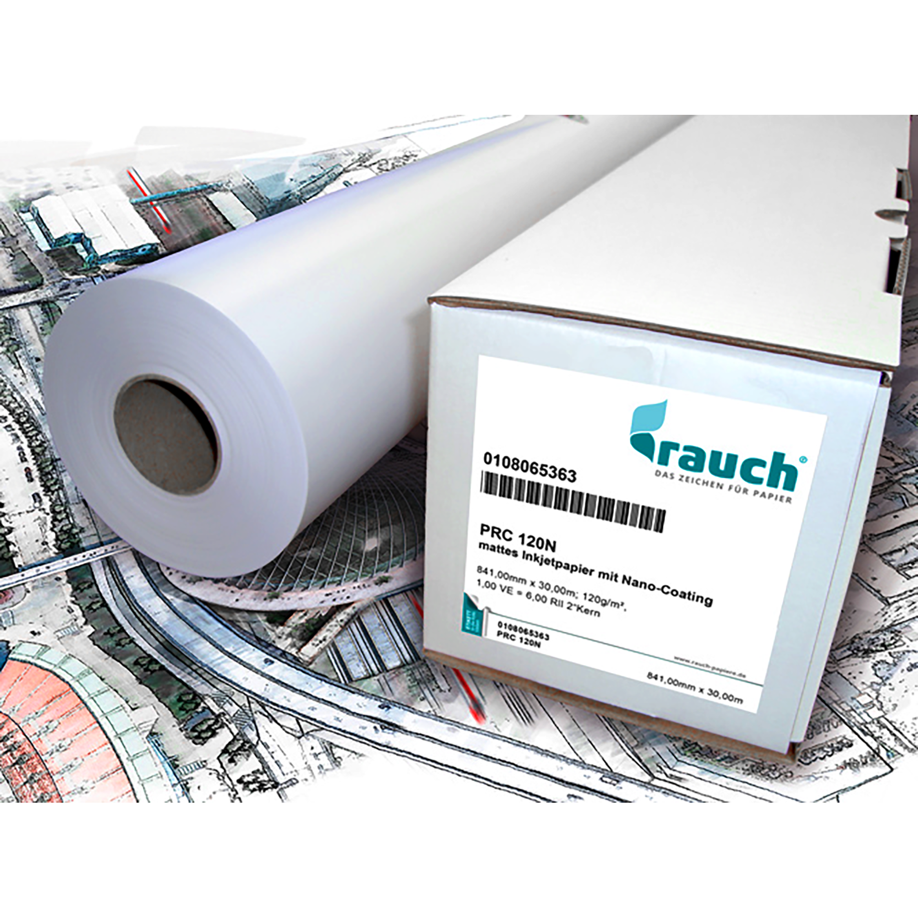 Inkjetpapier PRC 120N mit Nano-Coating