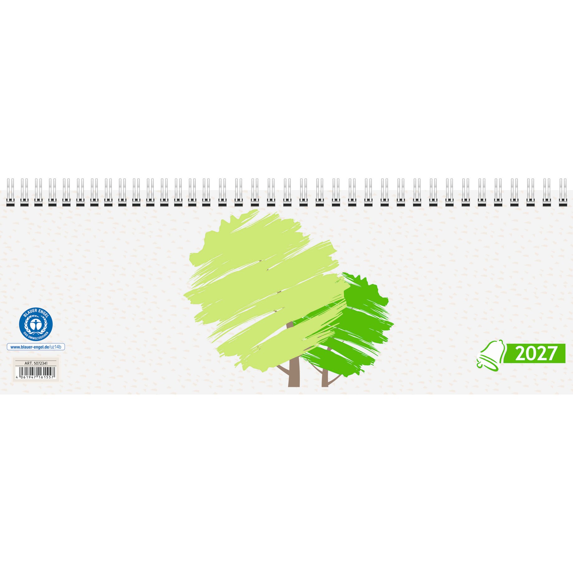 tagebuch, spiralblock, notizblock, baum illustration, 2027 kalender