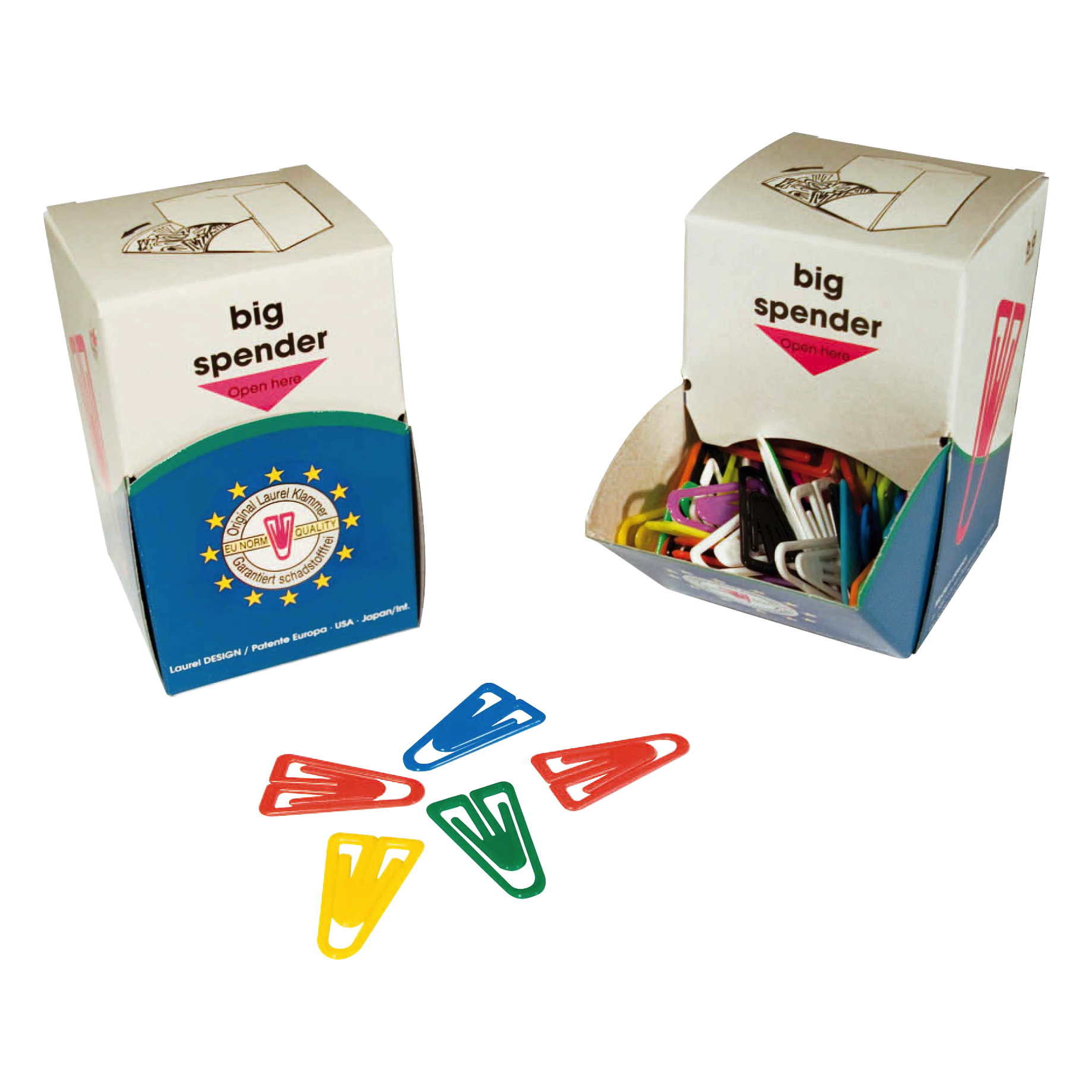 Briefklammer Plastiklip®