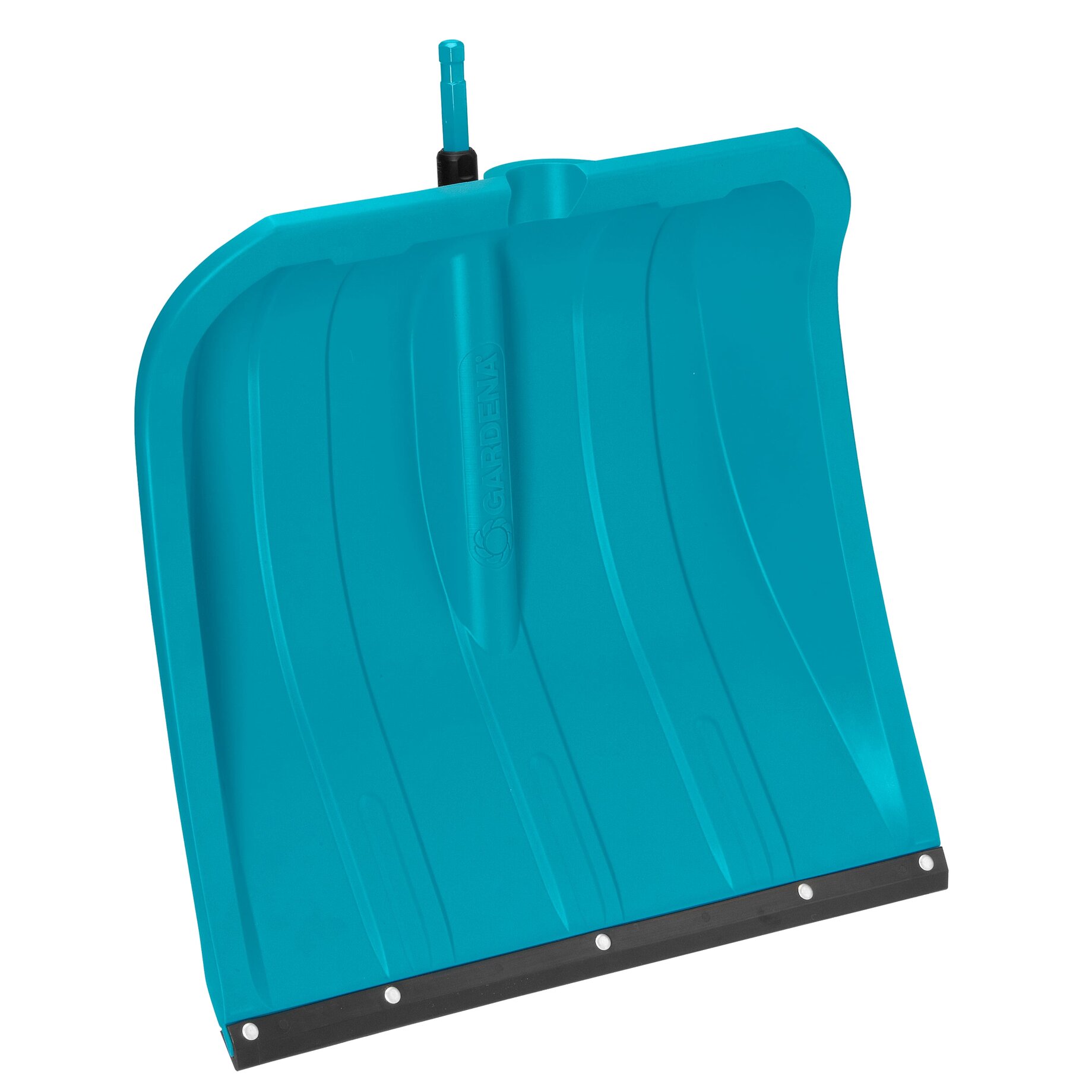 Schaufel, Schneeschaufel, Kunststoff, blau, Gummimantel, Schneeschieber, Schneepfanne, Schaufel, Kunststoff, Azurblau