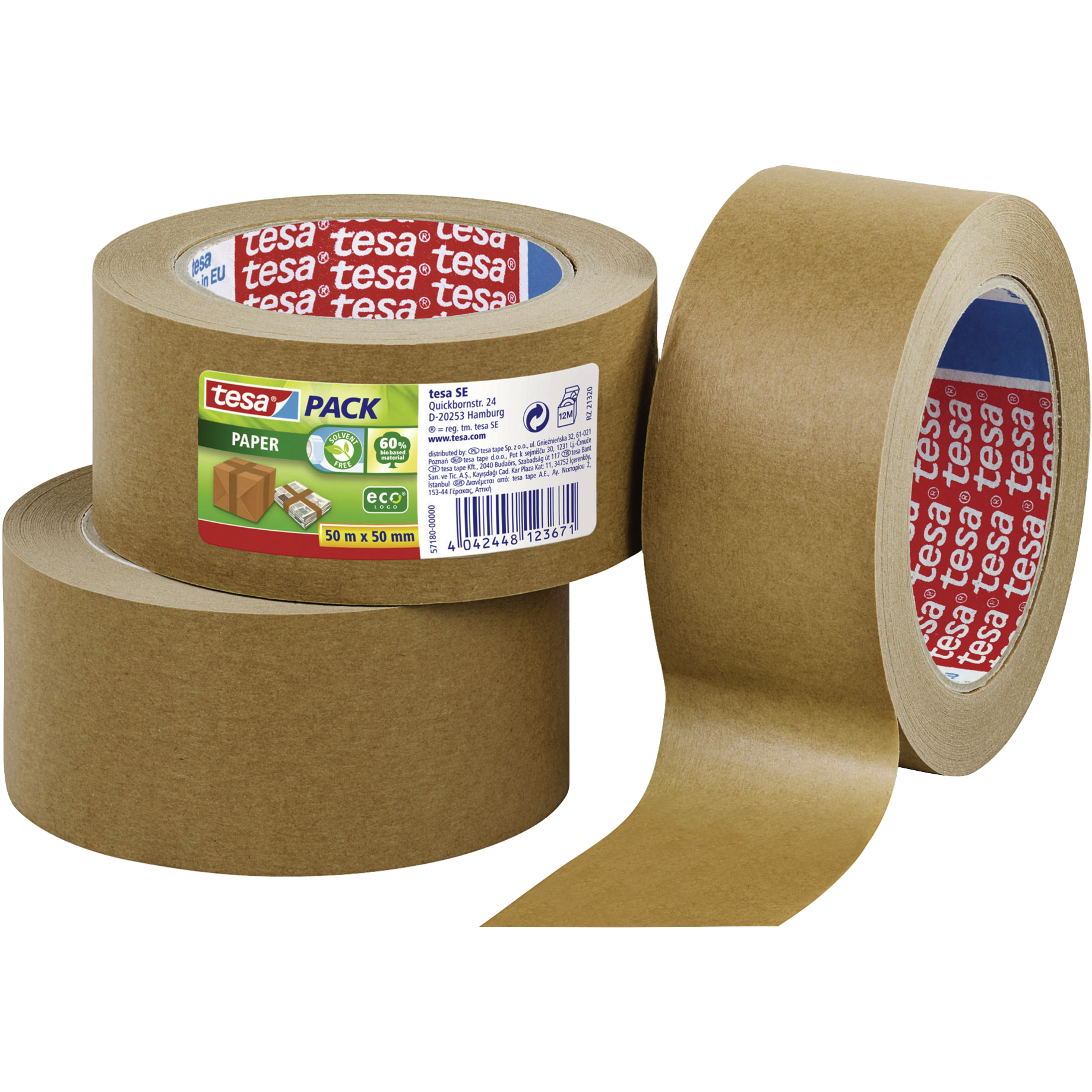 Packband tesapack® Paper ecoLogo®