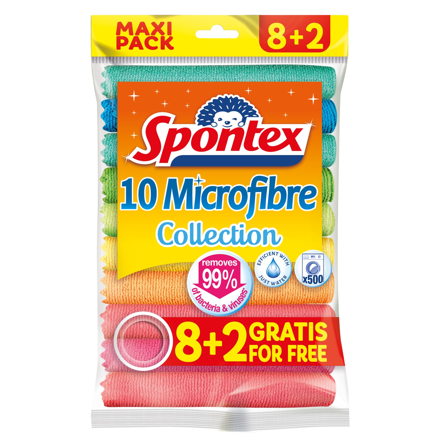 Spontex Allzwecktuch Microfibre 10St. sort.