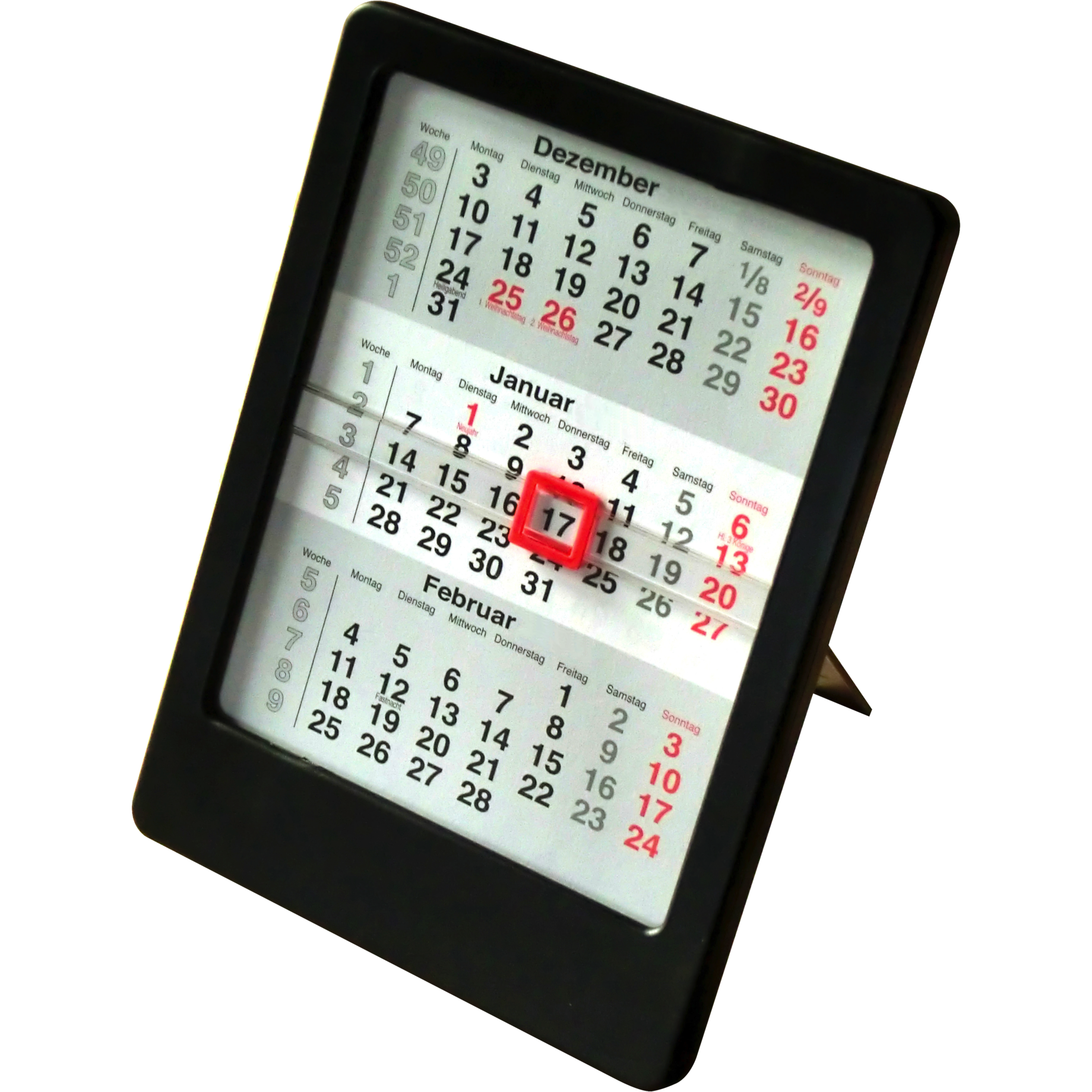 Dreimonatsaufstellkalender Mini