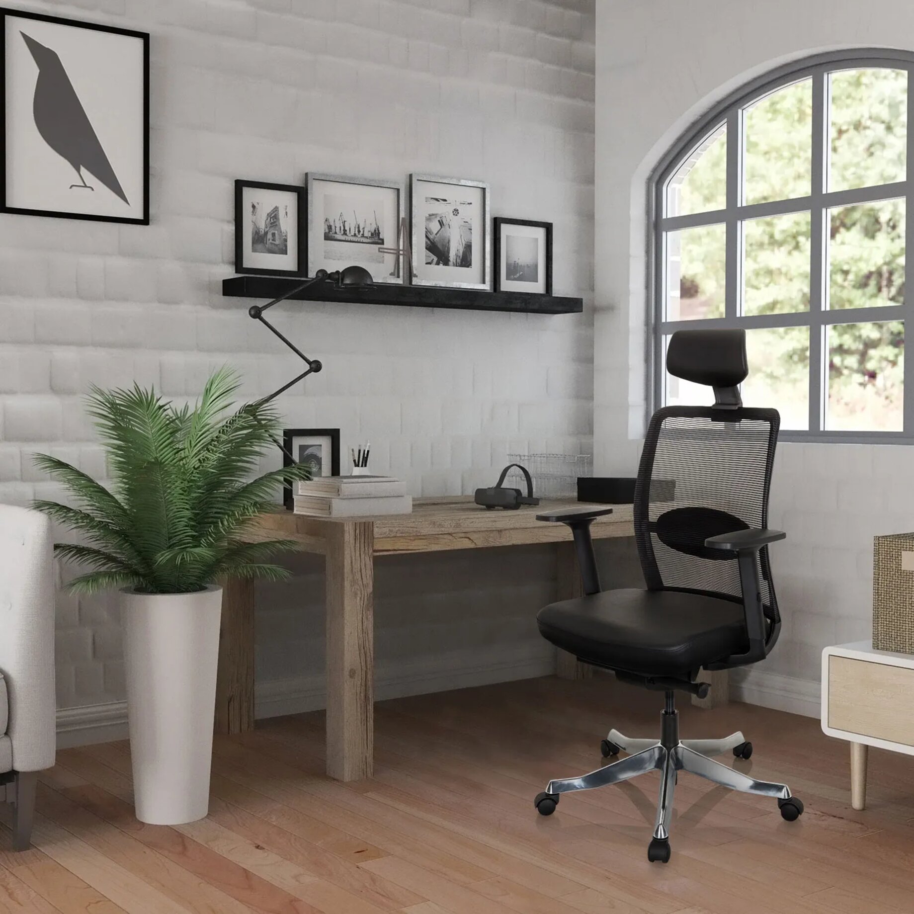 Drinnen, Mobiliar, Stuhl, Büro, Pflanze