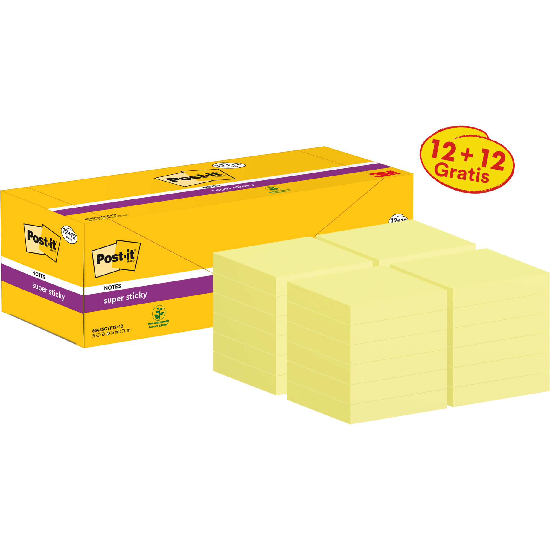 Super Sticky Notes Promotion 12+12