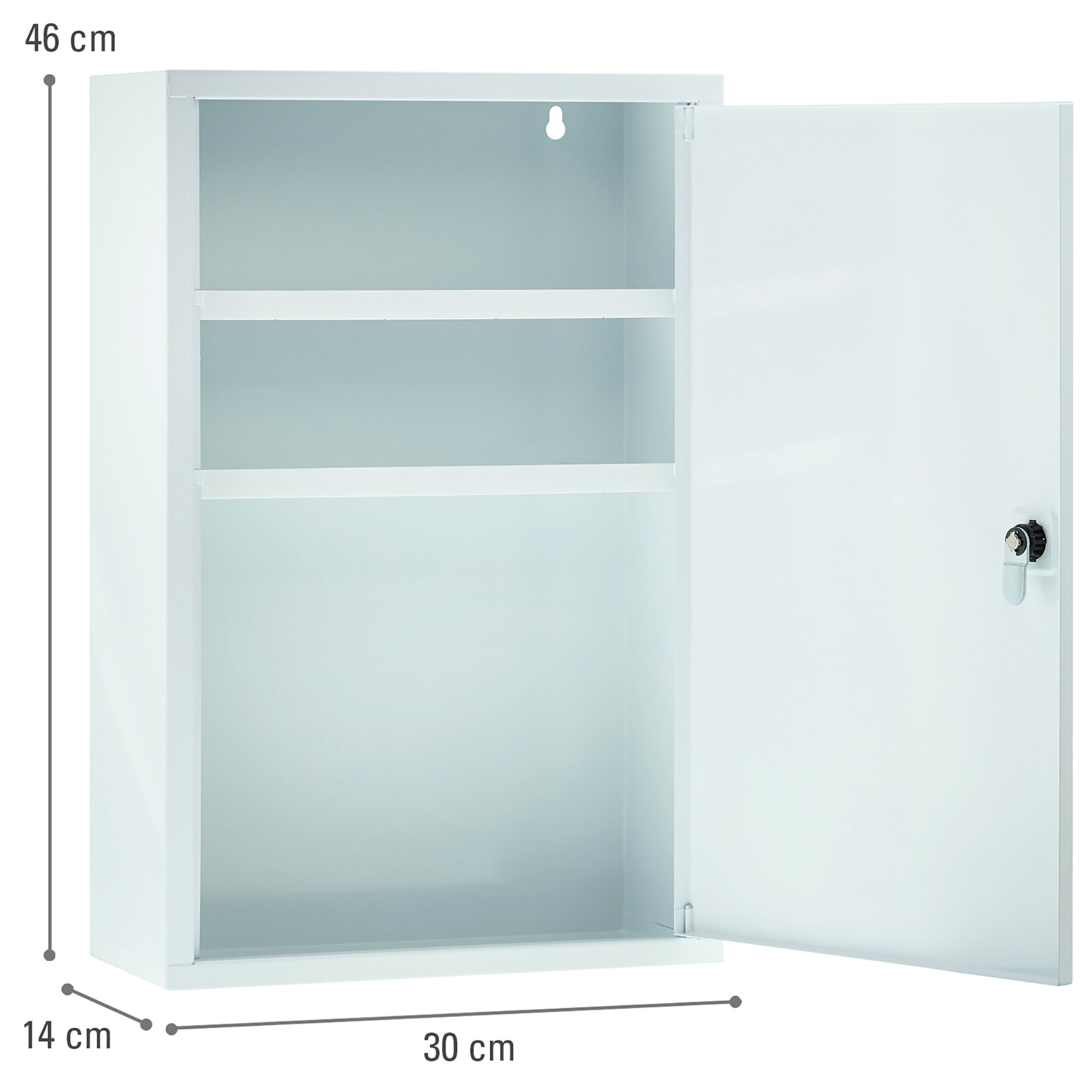 Erste-Hilfe-Schrank, gefüllt nach DIN 13169
