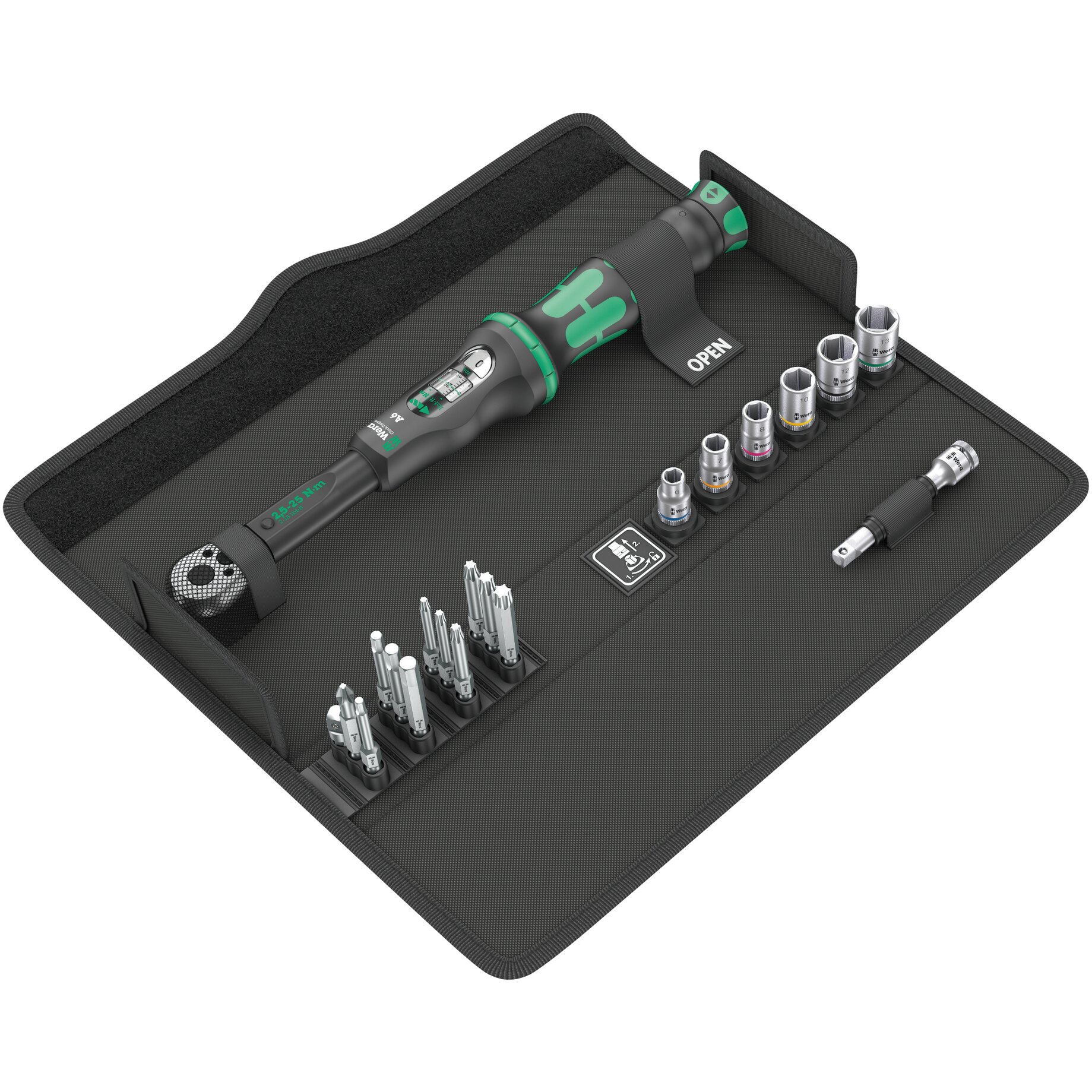 Schraubendreher-Satz, Torx Bit, Knarbbit, Set, Werkzeugrolle