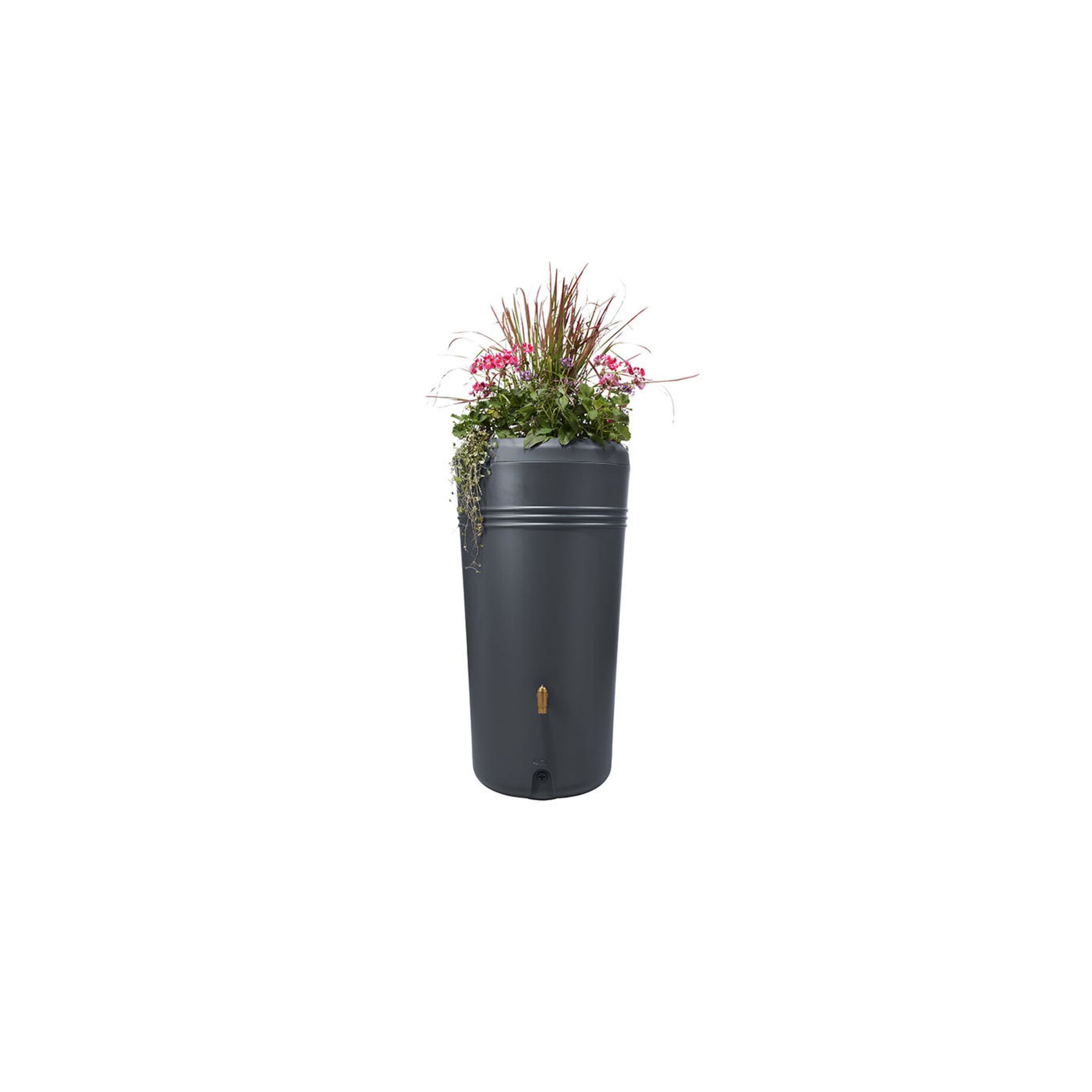Blumencontainer, Pflanzgefäß, Düngerfreies Pflanzgefäß, Gehäuse aus Metall, Dekorativ-Pflanze