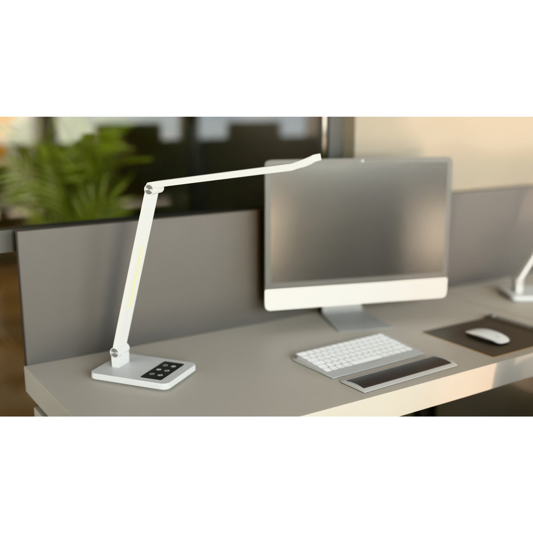 Lampe, Tabelle, Schreibtisch, Computer, Computer-Tastatur