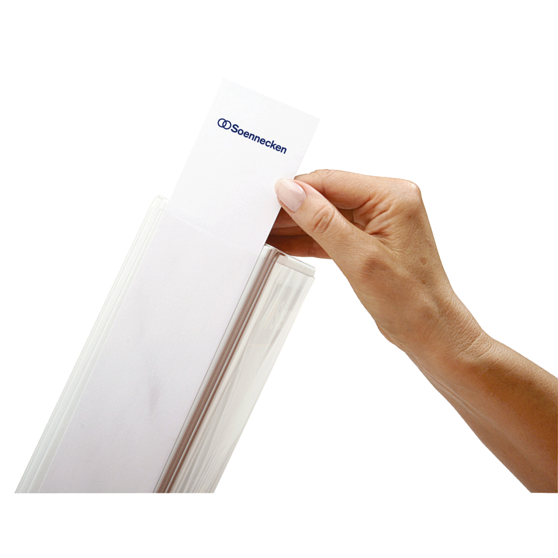 Soennecken Präsentations- Ringbuch A4 76mm 4 Ringe ws