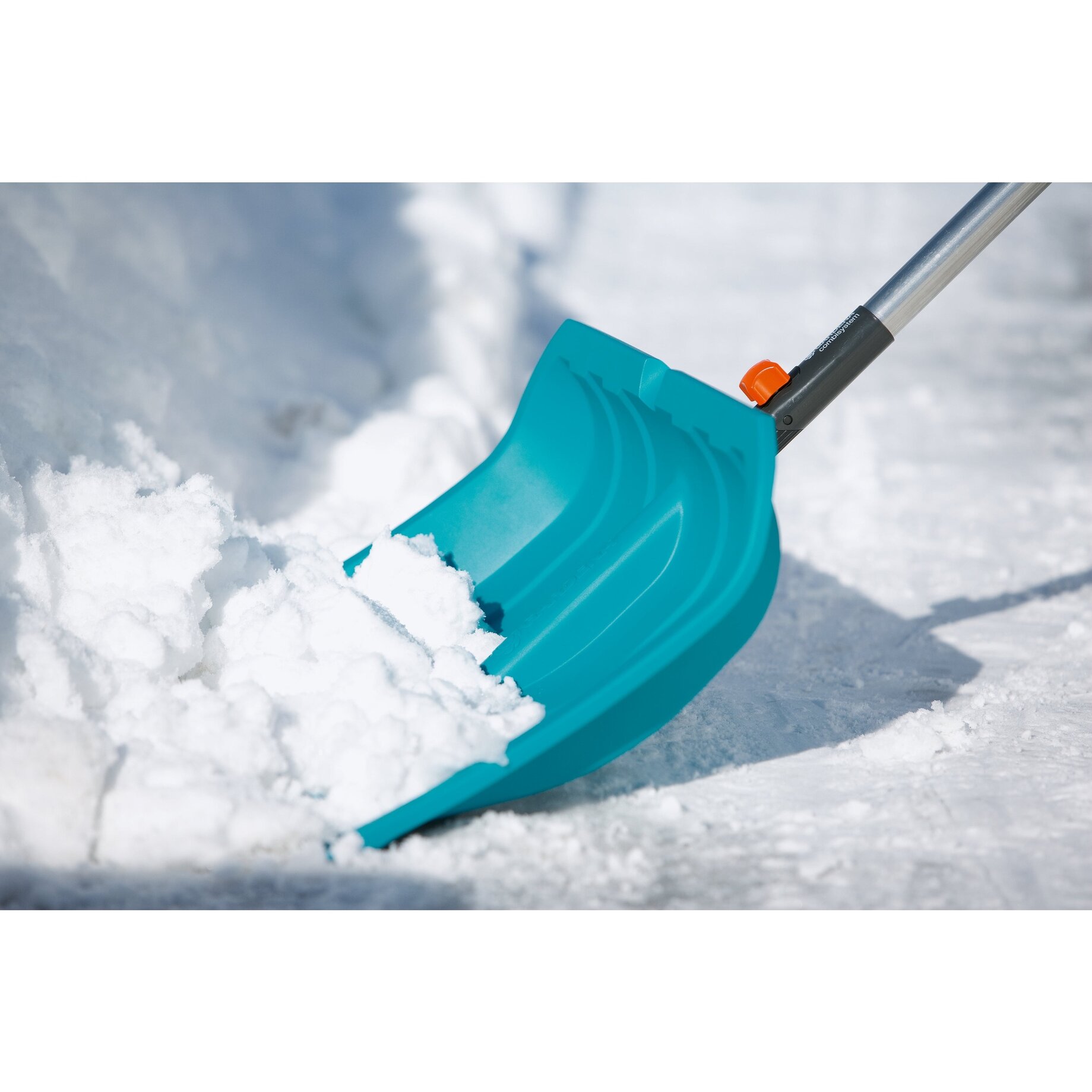 Schaufel, Schneeschaufel, Kunststoffschaufel, Aluminiumstiel, Spatenschaufel, Schaufel, Schneeschaufel, Schnellverschluss, Stiel