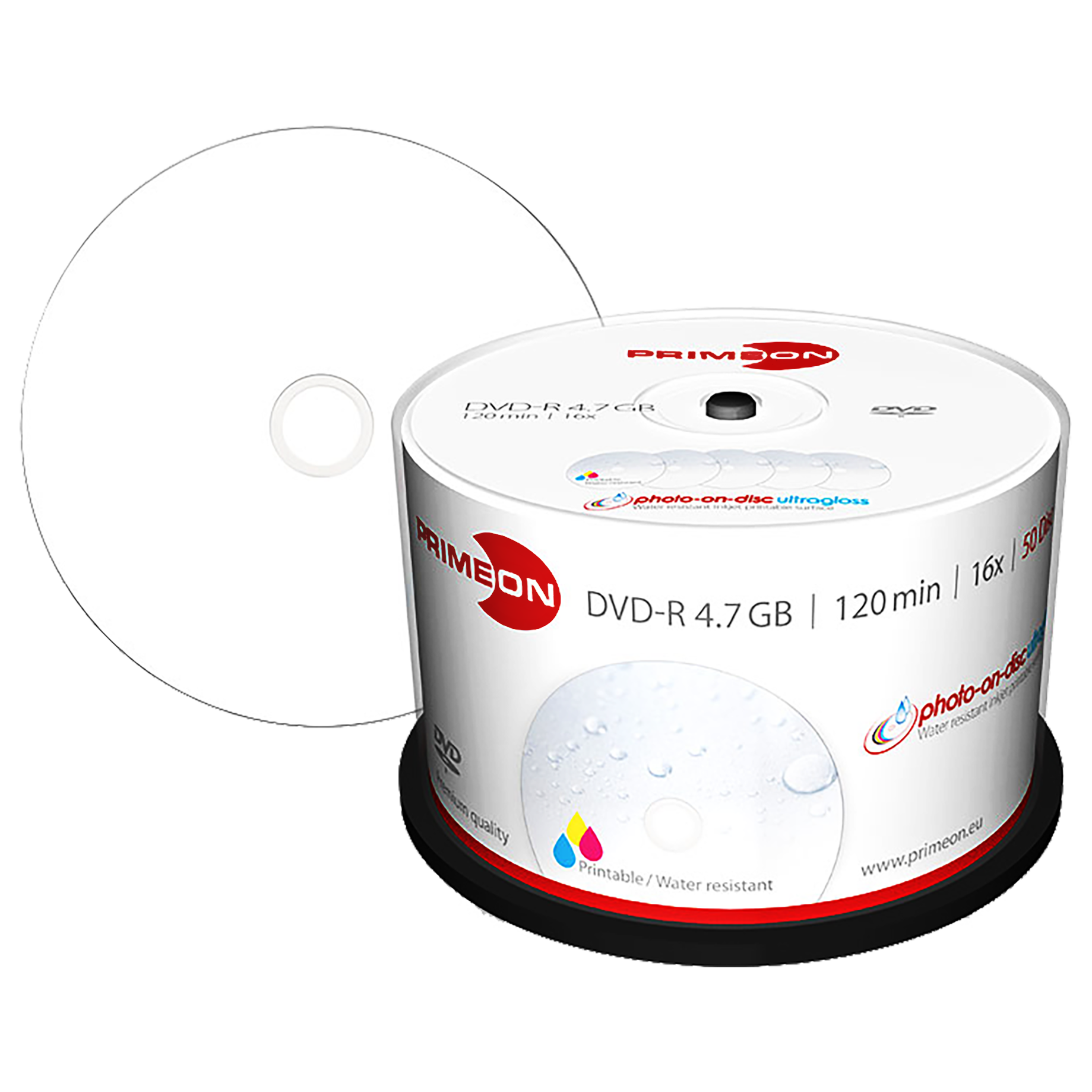 DVD-R, photo-on-disc ultragloss, wasserfest
