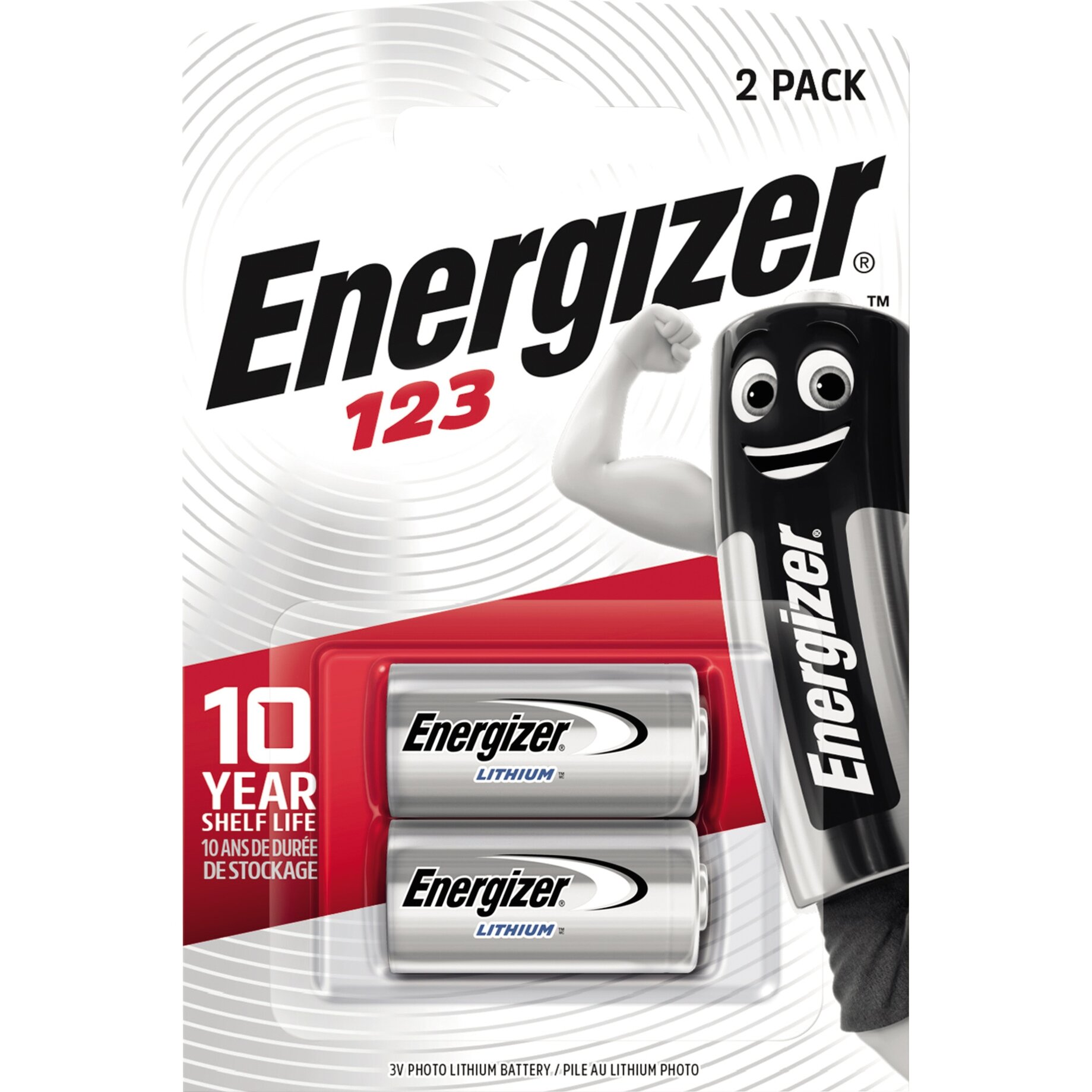 Energizer Fotobatterie Lithium 123 2 St.