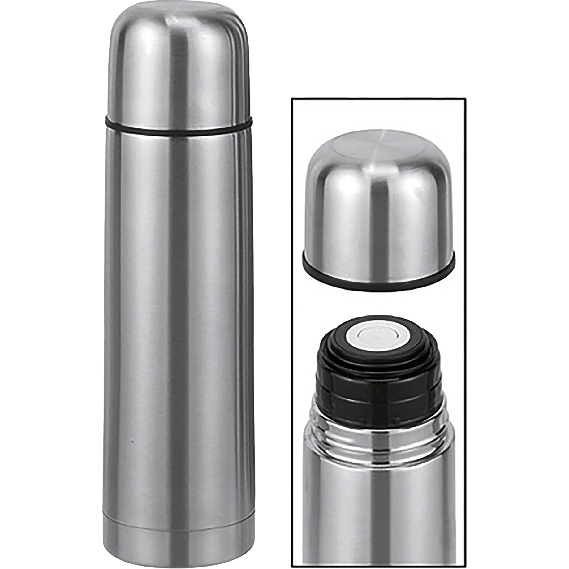 Isolierflasche doppelwandig, 1 Liter