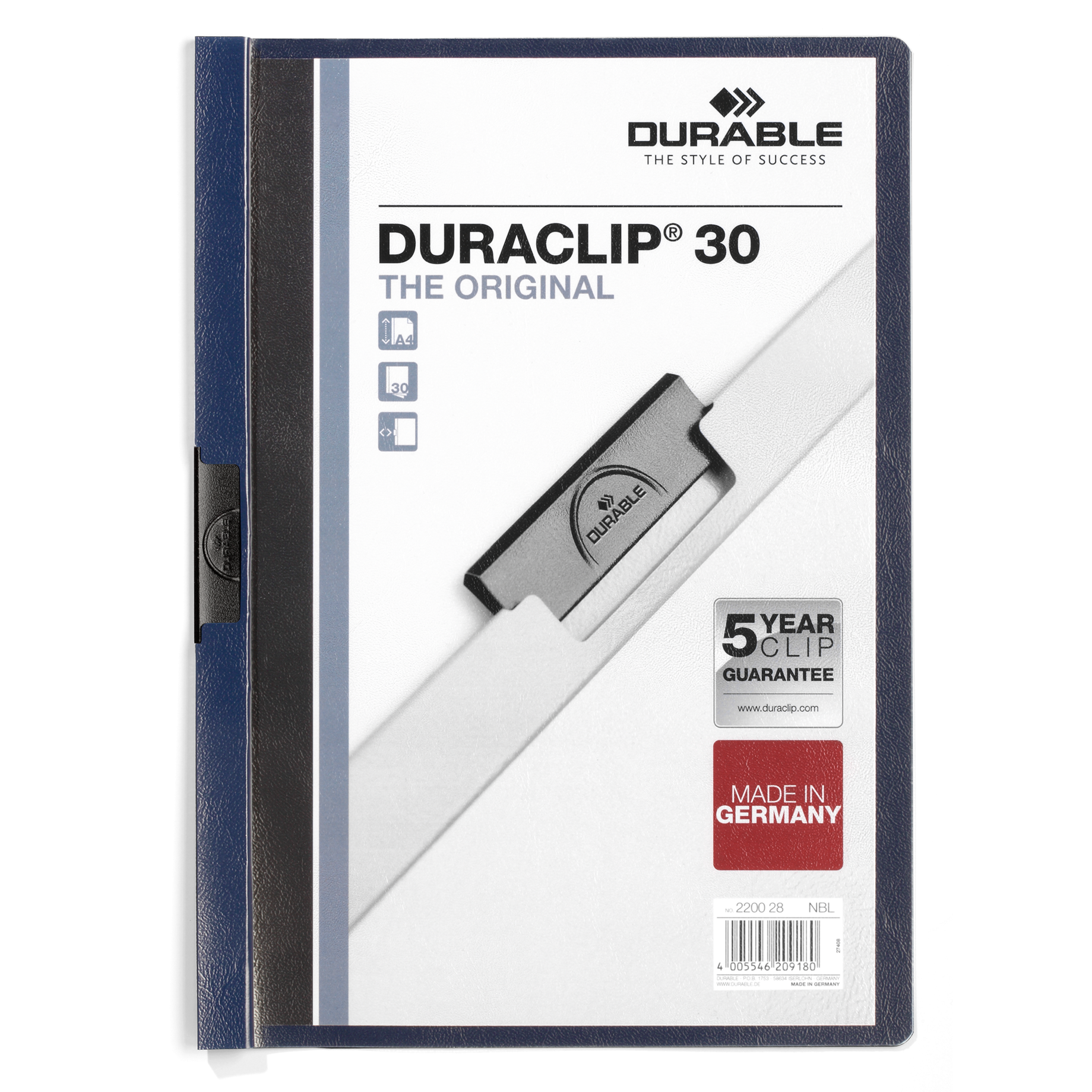 Klemm-Mappe DURACLIP® 30