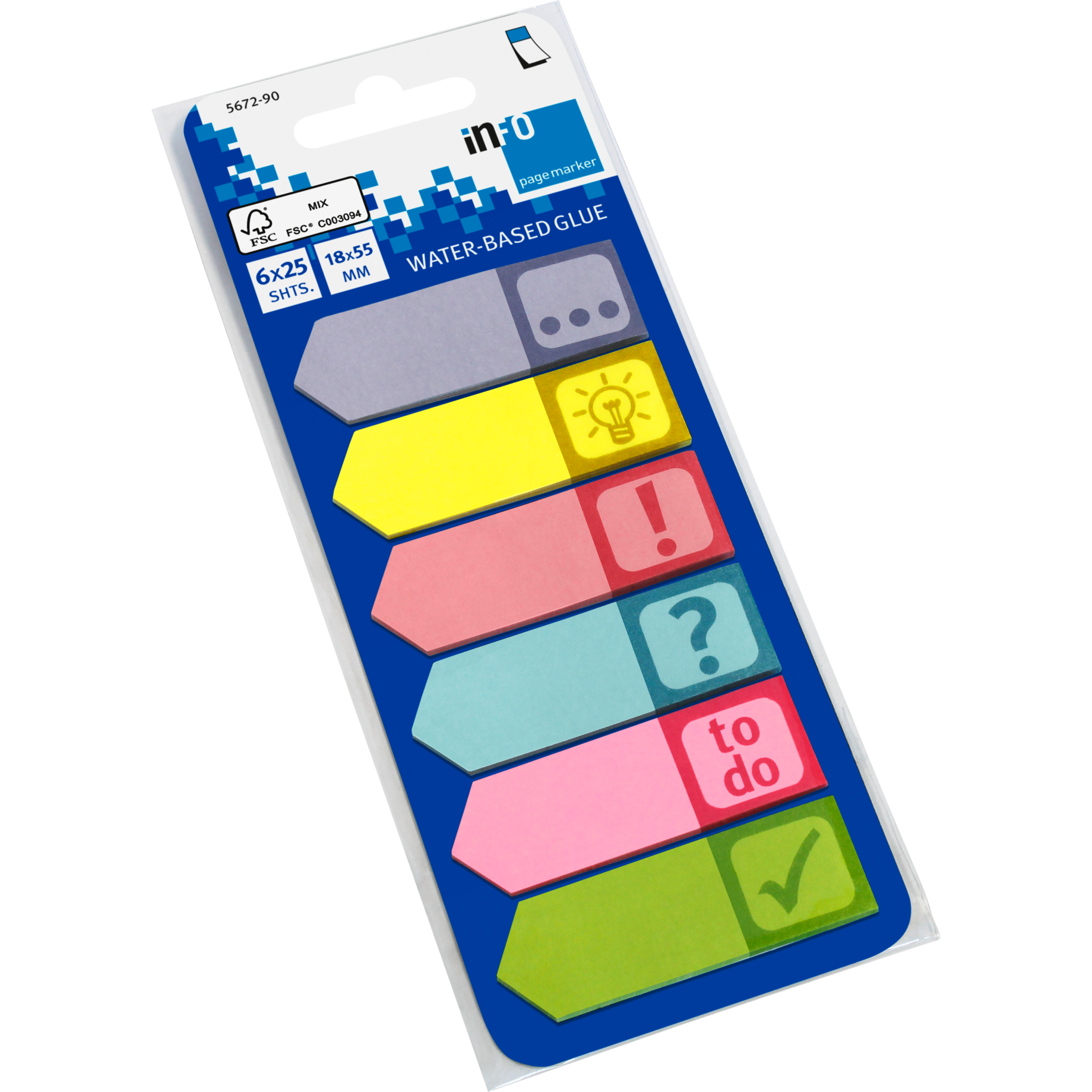 Page Marker Pfeile mit Symbol