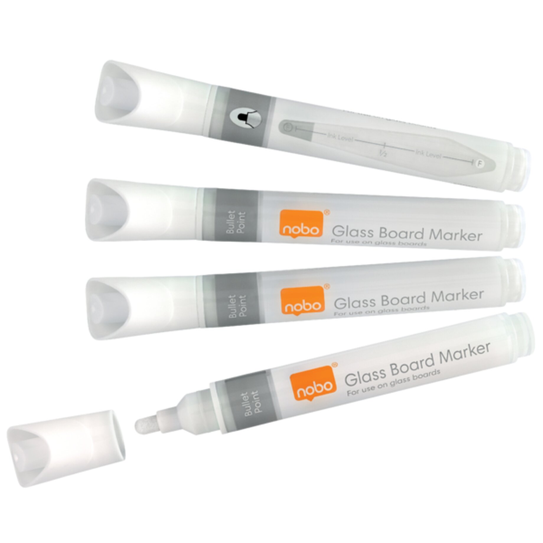 Nobo Marker weiß 4 St./Pack.