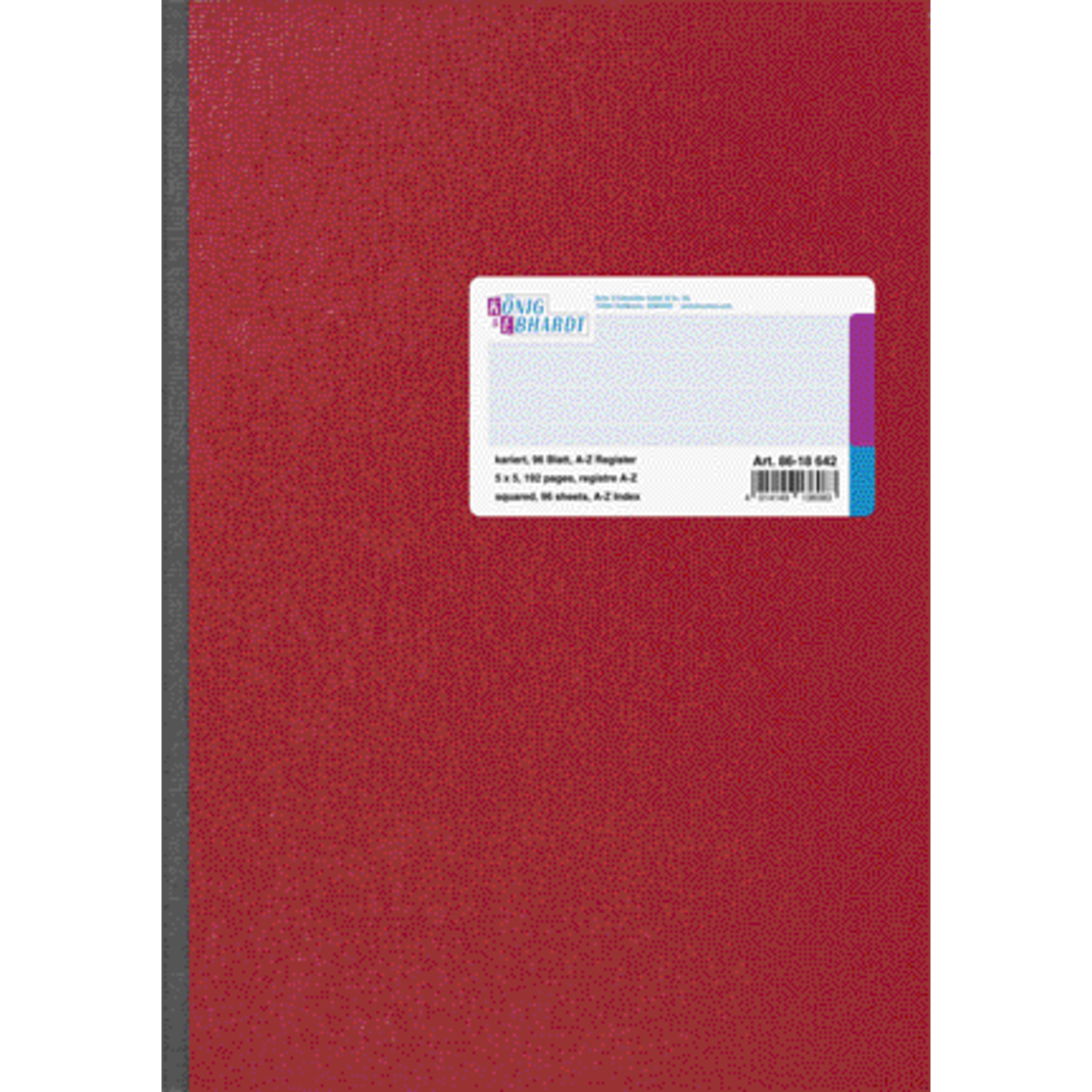 Geschäftsbuch mit Register DIN A4