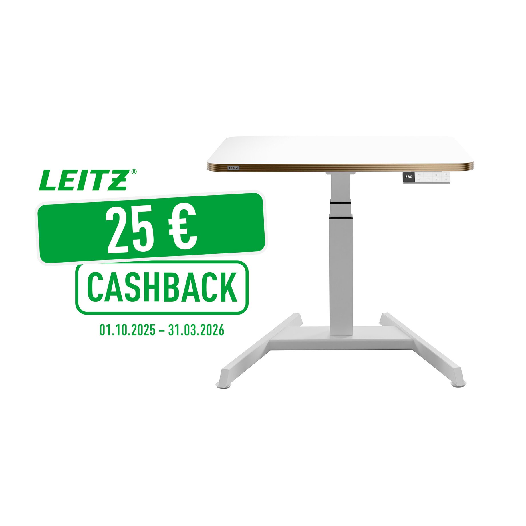Schreibtisch, Verstellbarer Tisch, Klemmbares Tischgestell, Holzplatte, 2D-Einstellbare Höhe