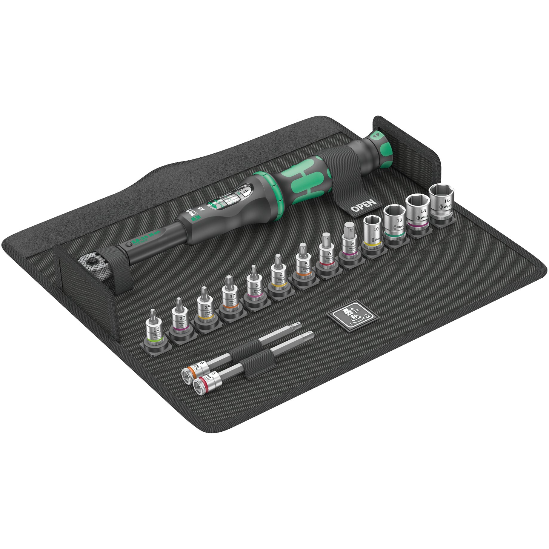 Ratschen-Satz, Knarzwerkzeug, Werkzeugset, Bits, Schraubendreher-Griff, awl?, screwdriver, socket set, tool kit, ratchet