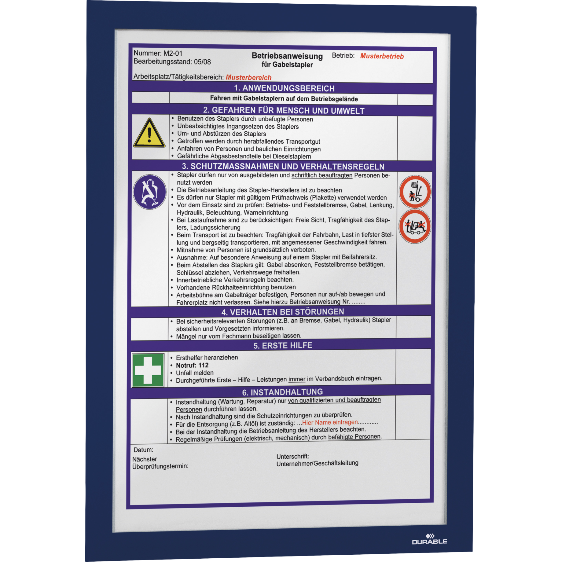 Info-Rahmen DURAFRAME®