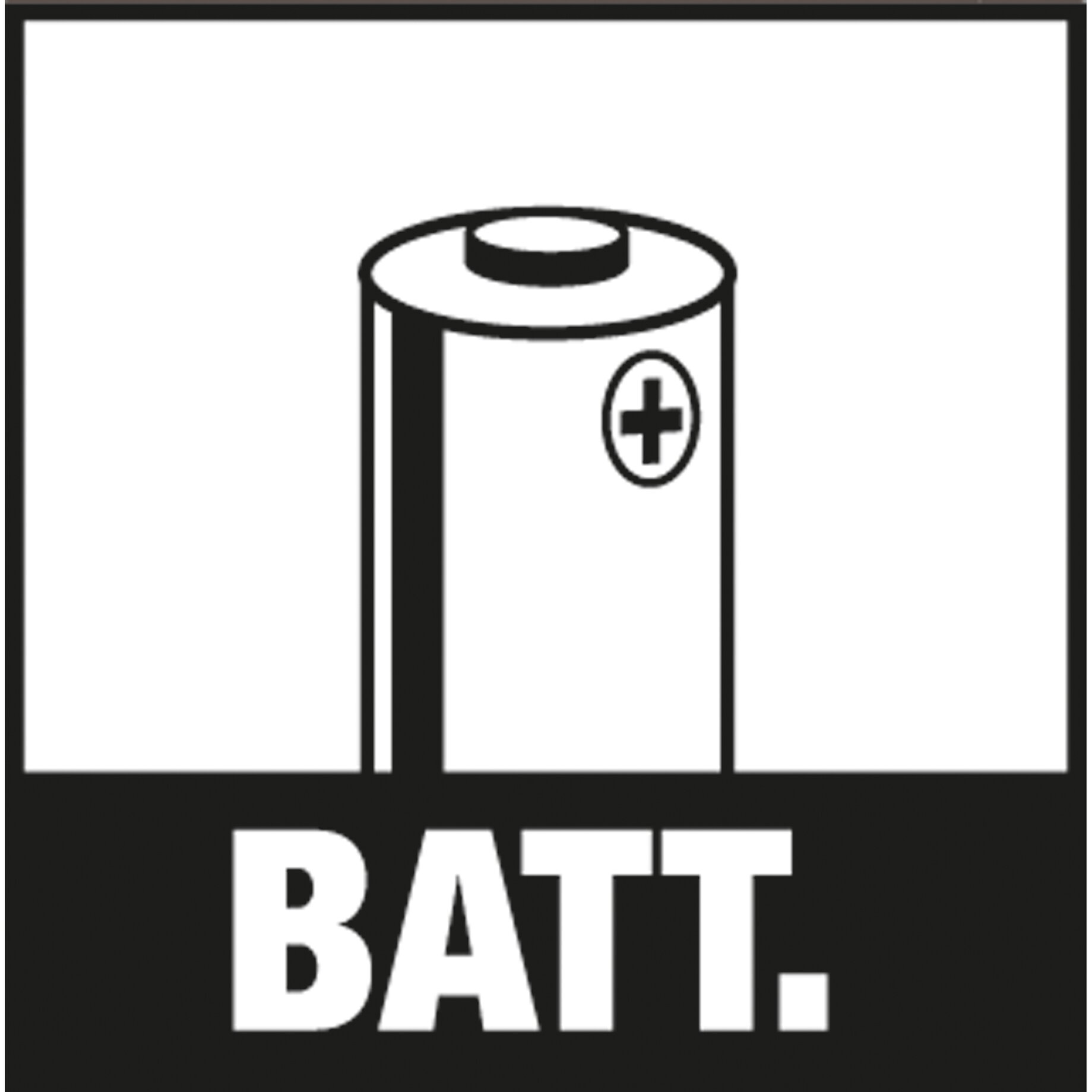 Erste Hilfe, Erste Hilfe, Erste Hilfe, Batterie, Zelle, Alkaline, zylindrisch, Pluszeichen
