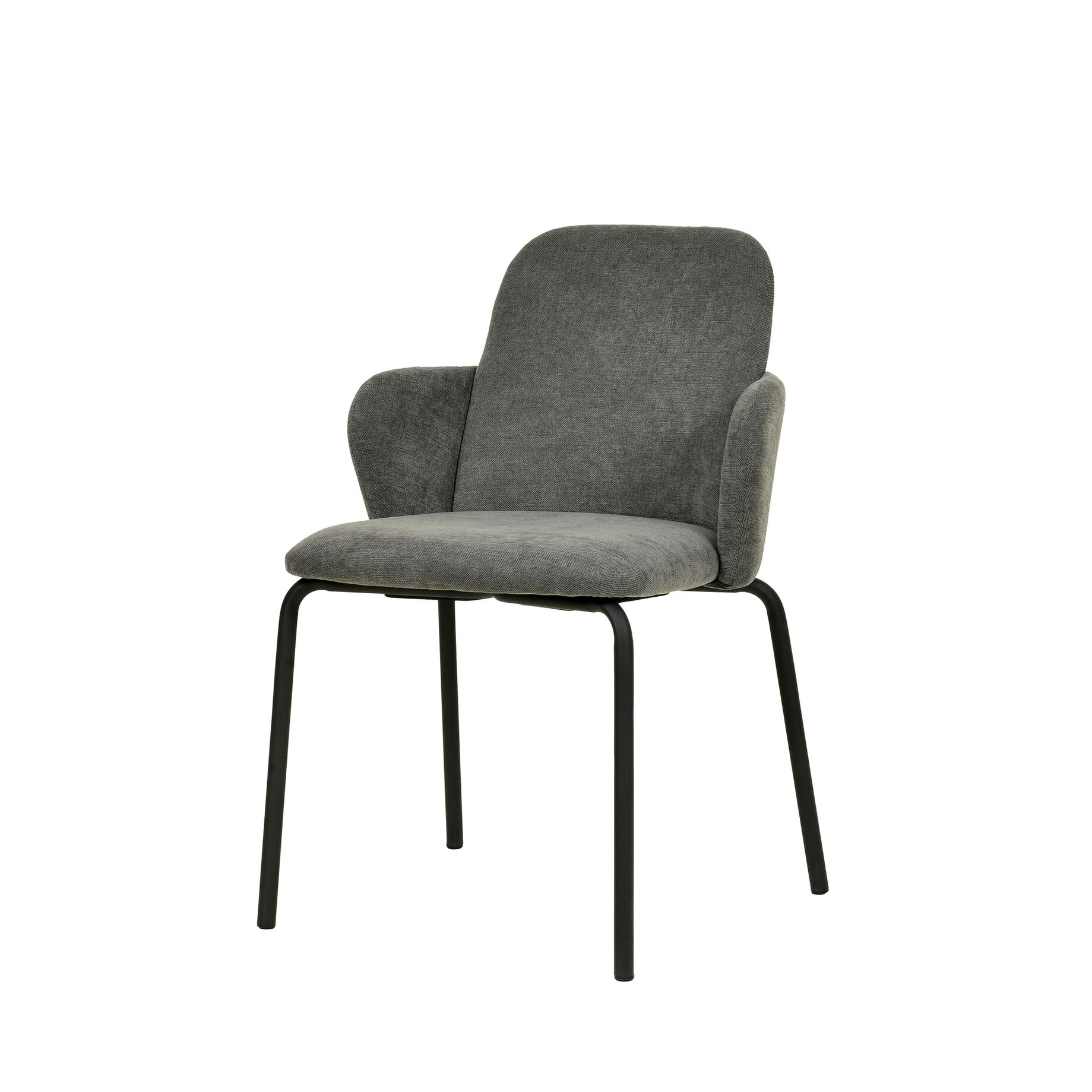 Stuhl, Sessel, Grau, Stoff, Metallbeine