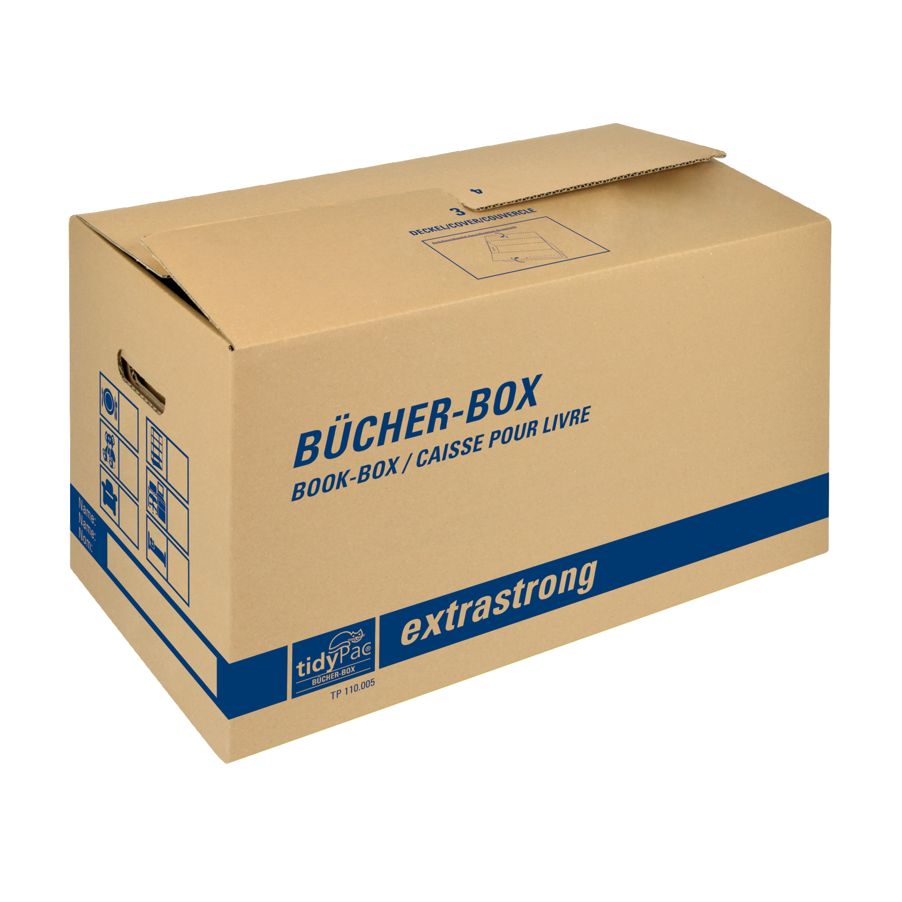 Kiste, Karton, Lieferung des Pakets, Person