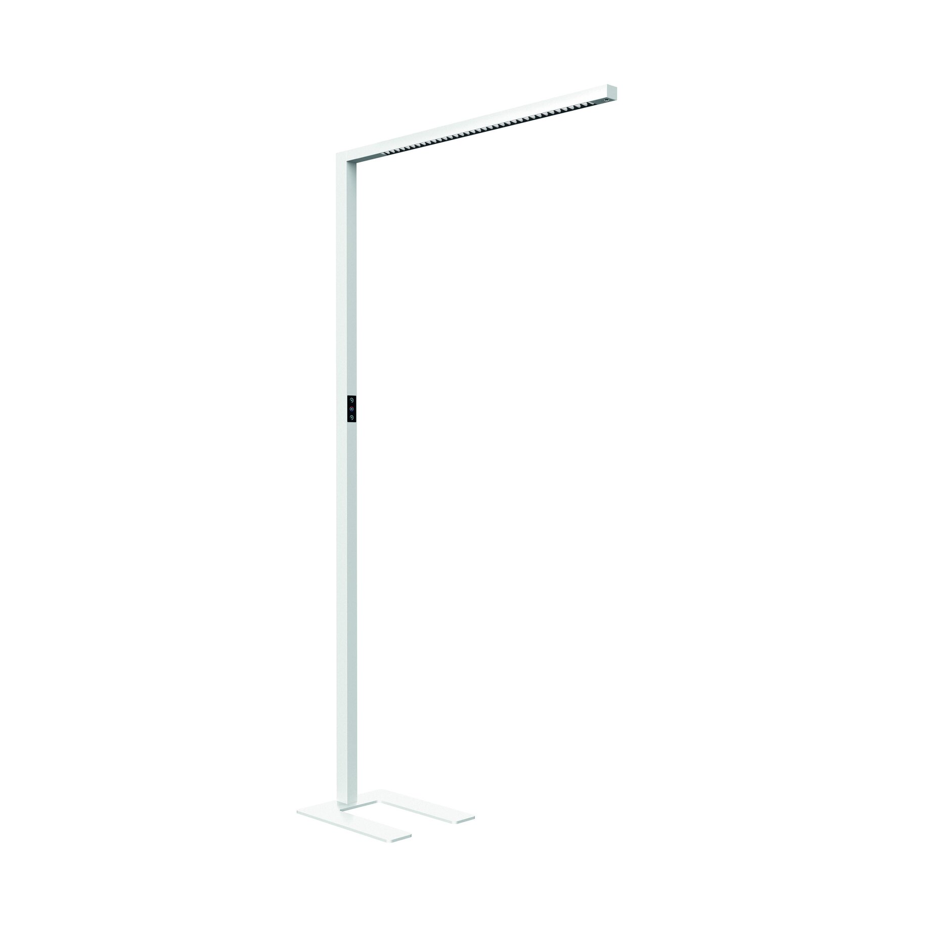 Stehleuchte, LED, weiß, flexibel, dimmbar, Stehleuchte, LED, Schwenkbar, Weiß, Standsystem