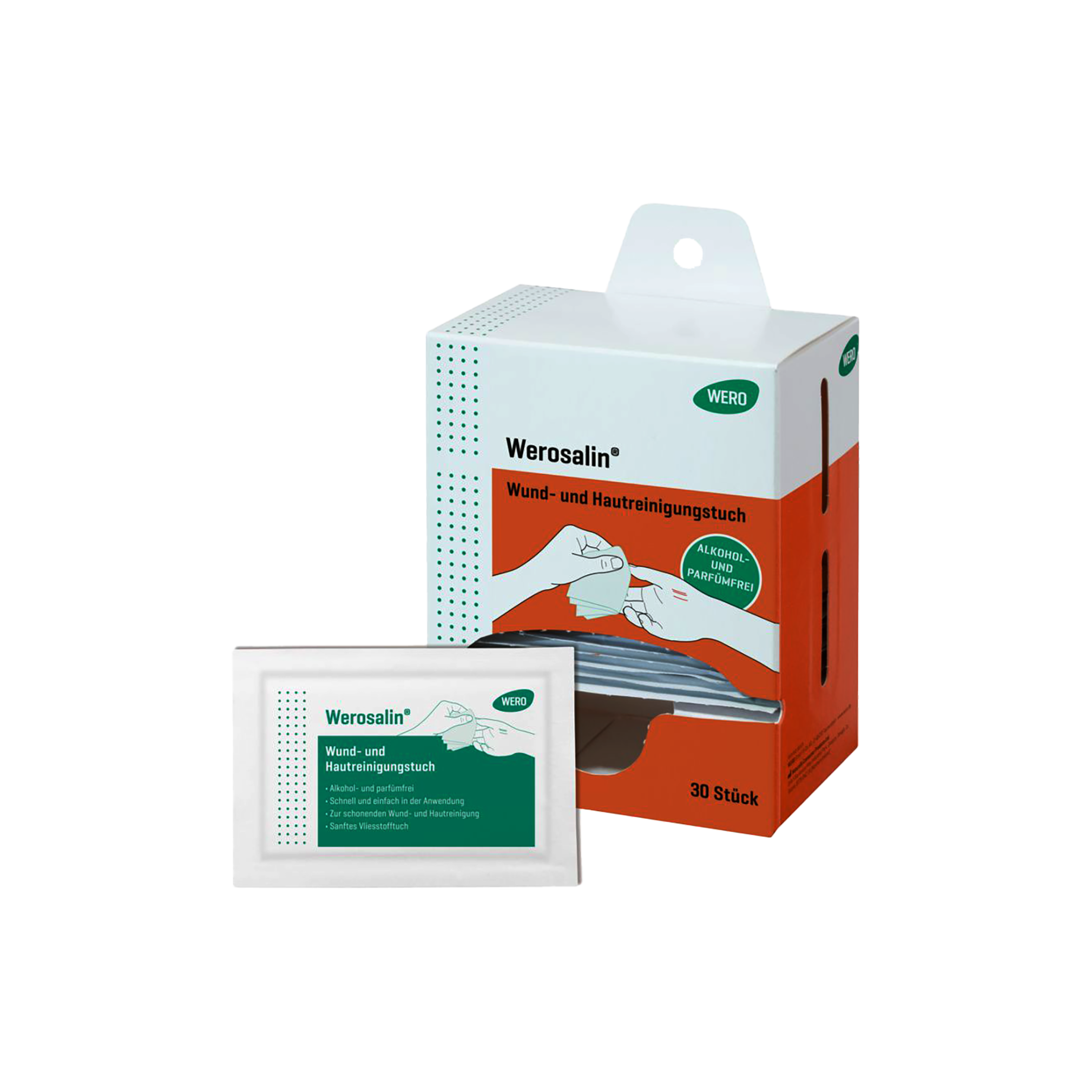 Wund- und Hautreinigungstuch Werosalin®