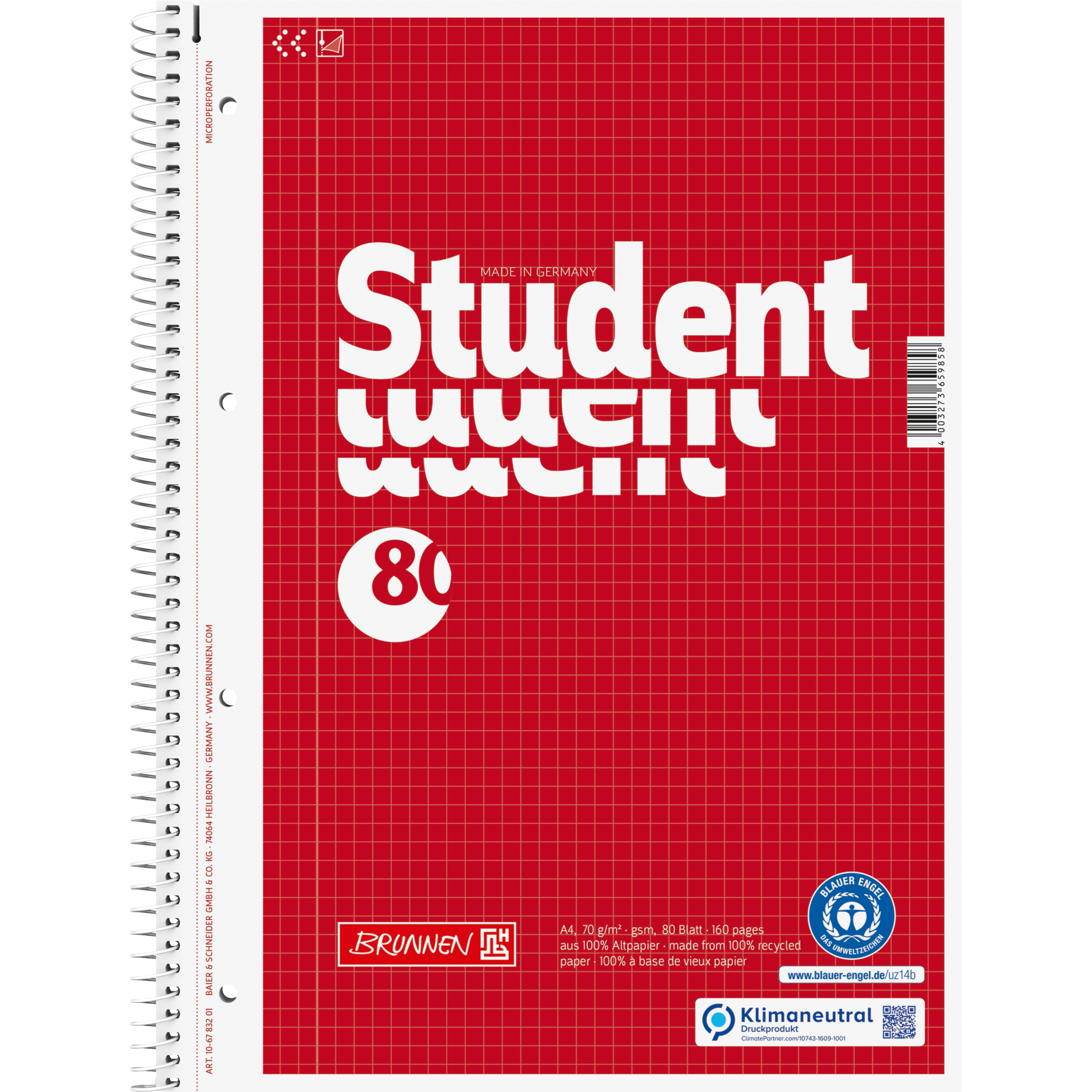 Collegeblock Student Recycling