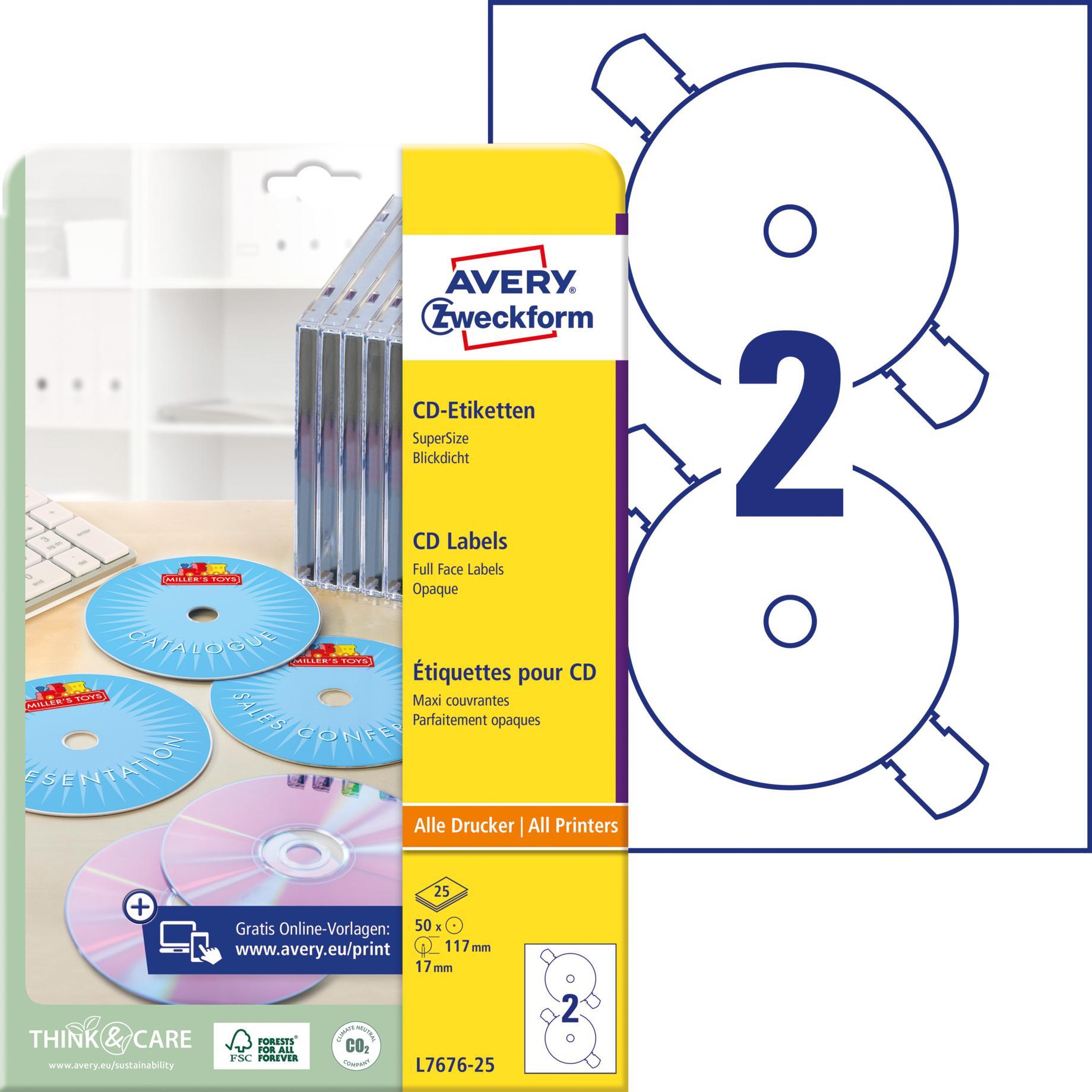 CD Etiketten SuperSize