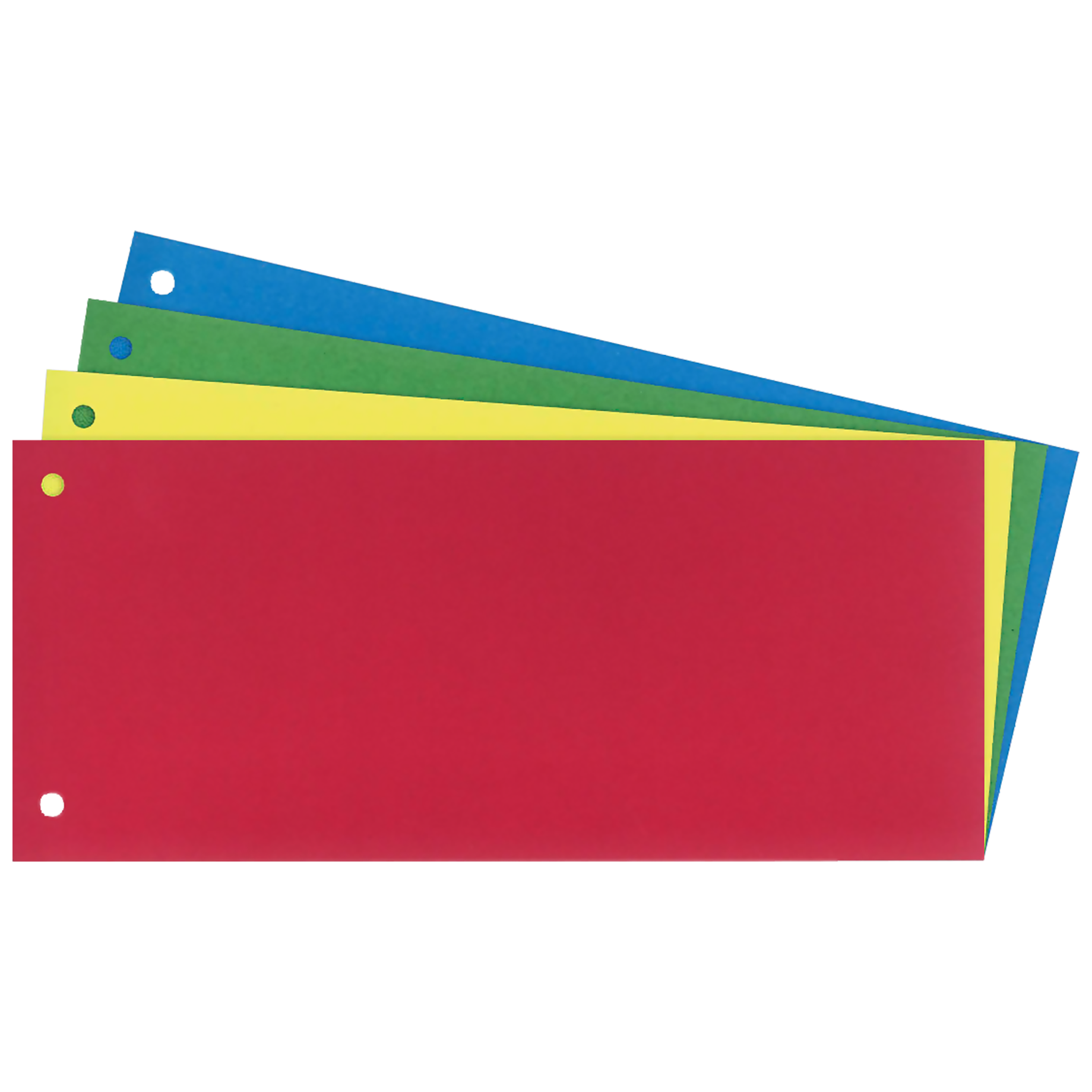 Bene Trennstreifen Karton rot 100 St./Pack.