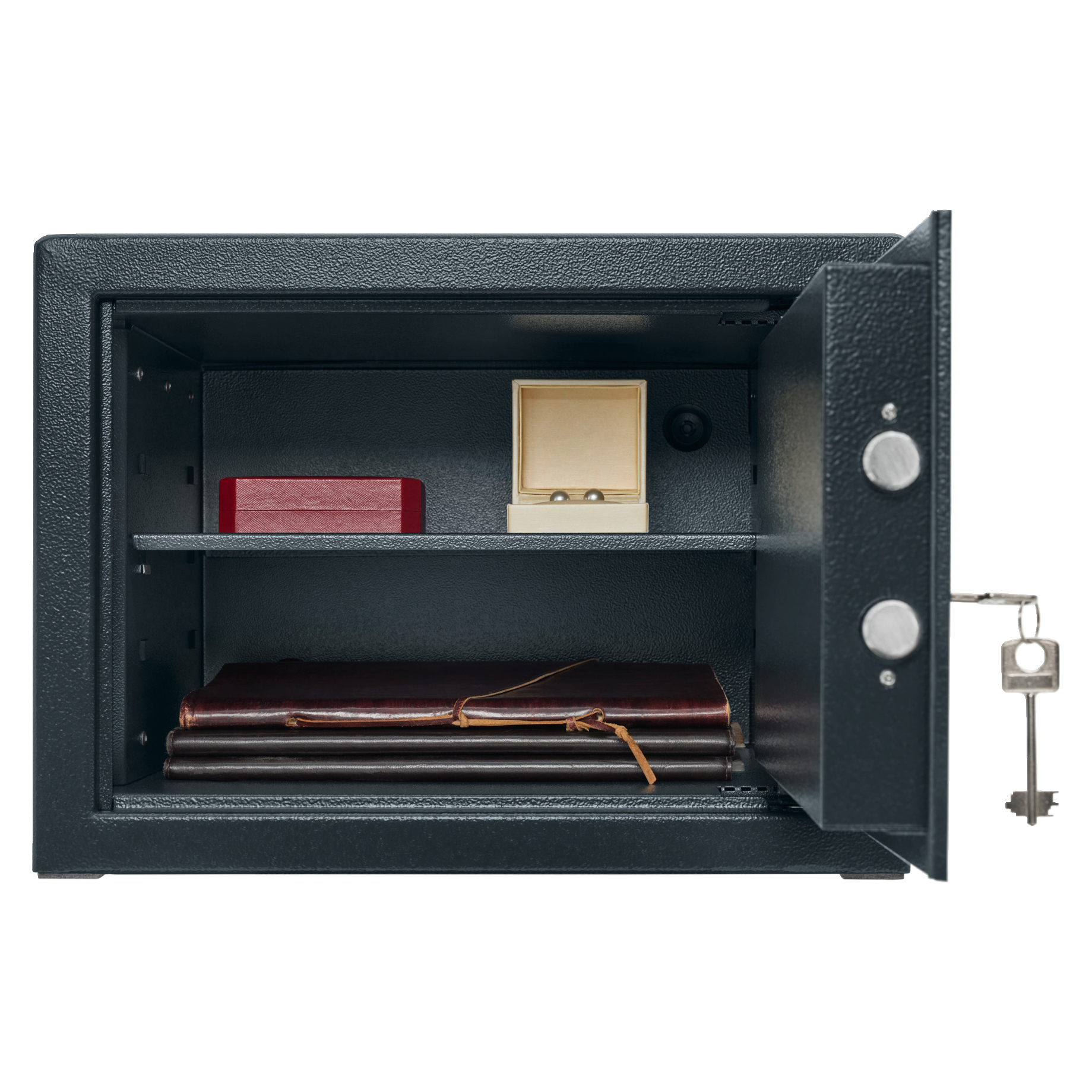Safe aufbewahrung, Kassensafe, Schloss mit Schlüssel, Innere Ablage, Wertgegenstände, Sicherheitsbox, kleineTresor, Waffenschrank, Tresor, Schließfach