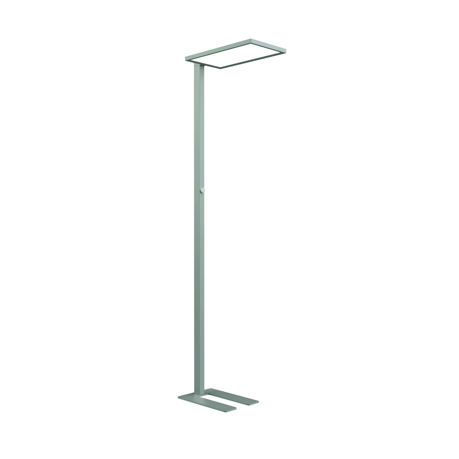 stehlampe, große höhe, metall, hellgrau, rechteckige lampe, Kleiderbügel, Bodenständer, Garderobenständer, Metall, Hakenlose