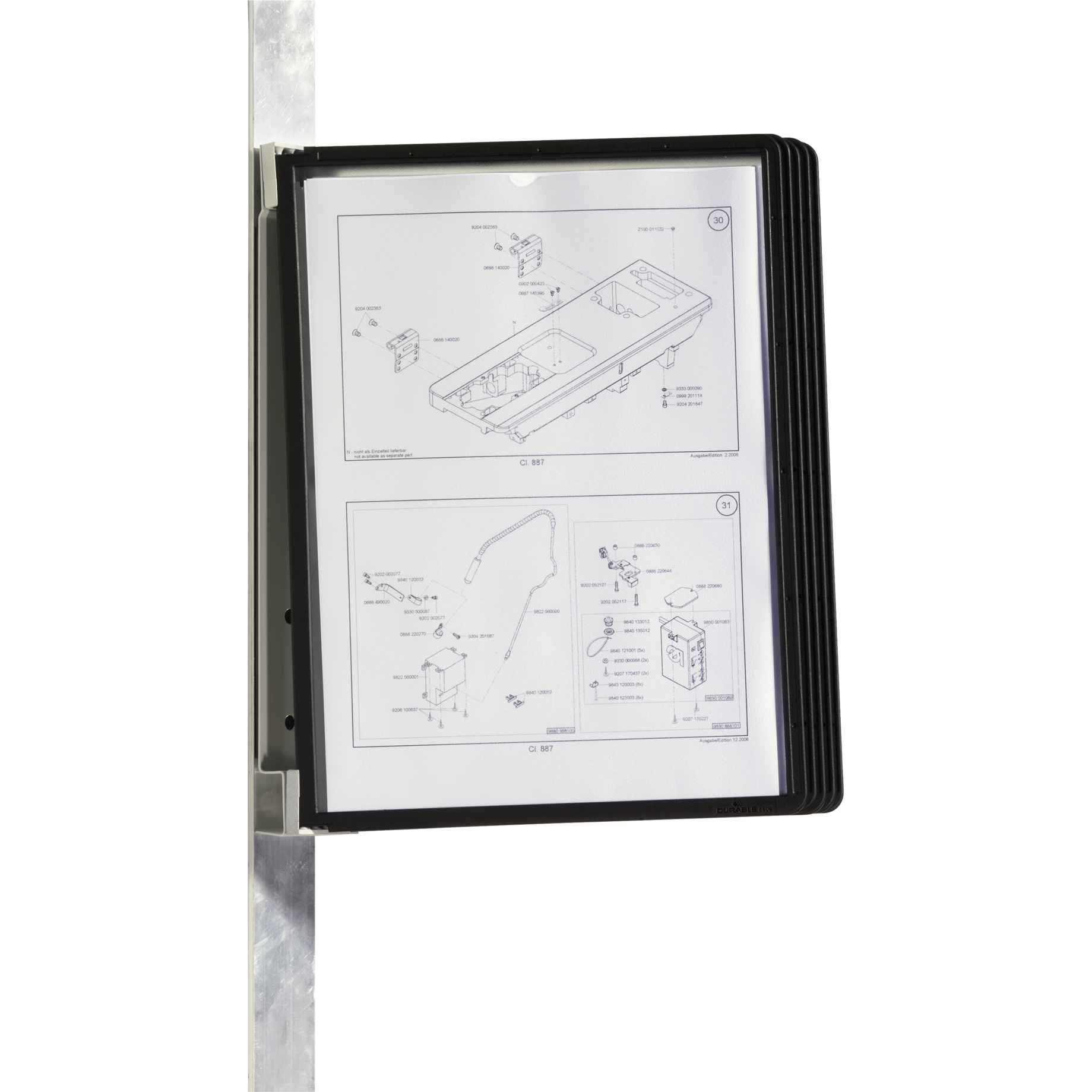 Sichttafelwandhalter VARIO® MAGNET WALL 5