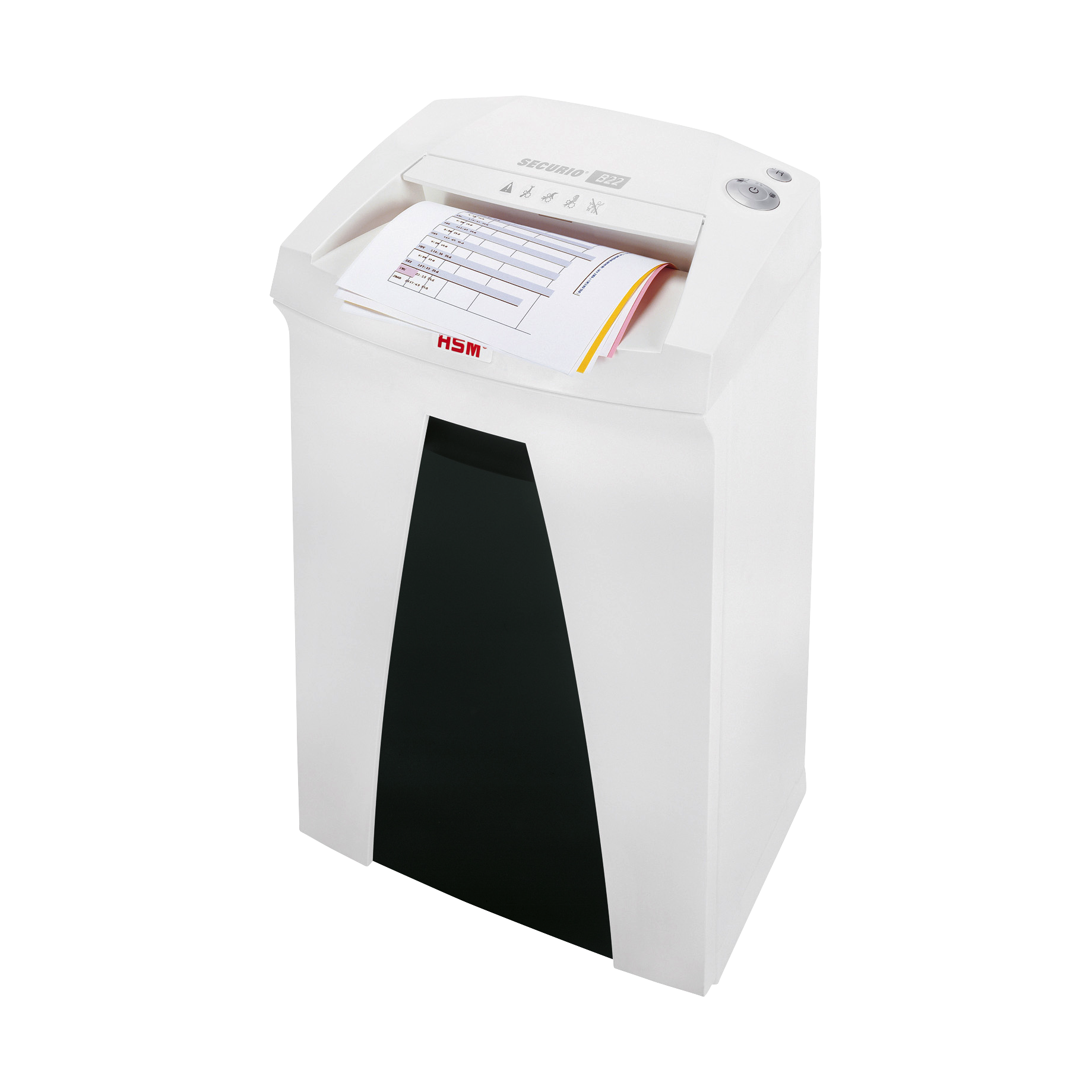 Aktenvernichter SECURIO® B22, Streifenschnitt
