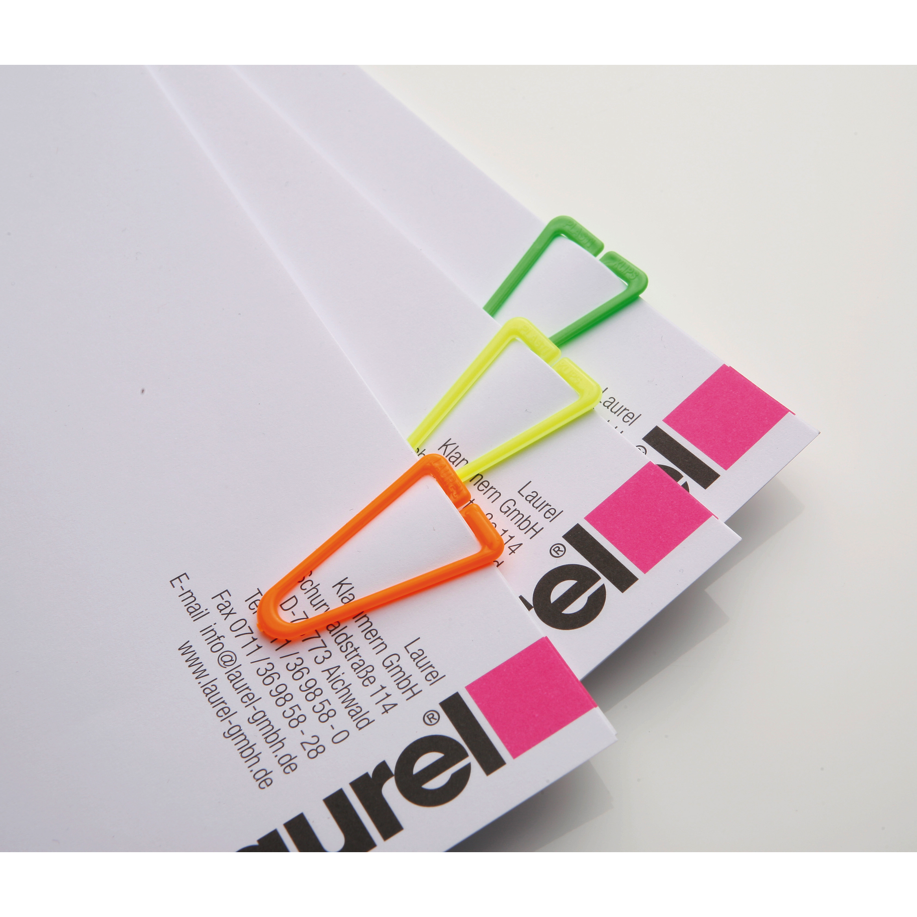 Briefklammer Plastiklip®