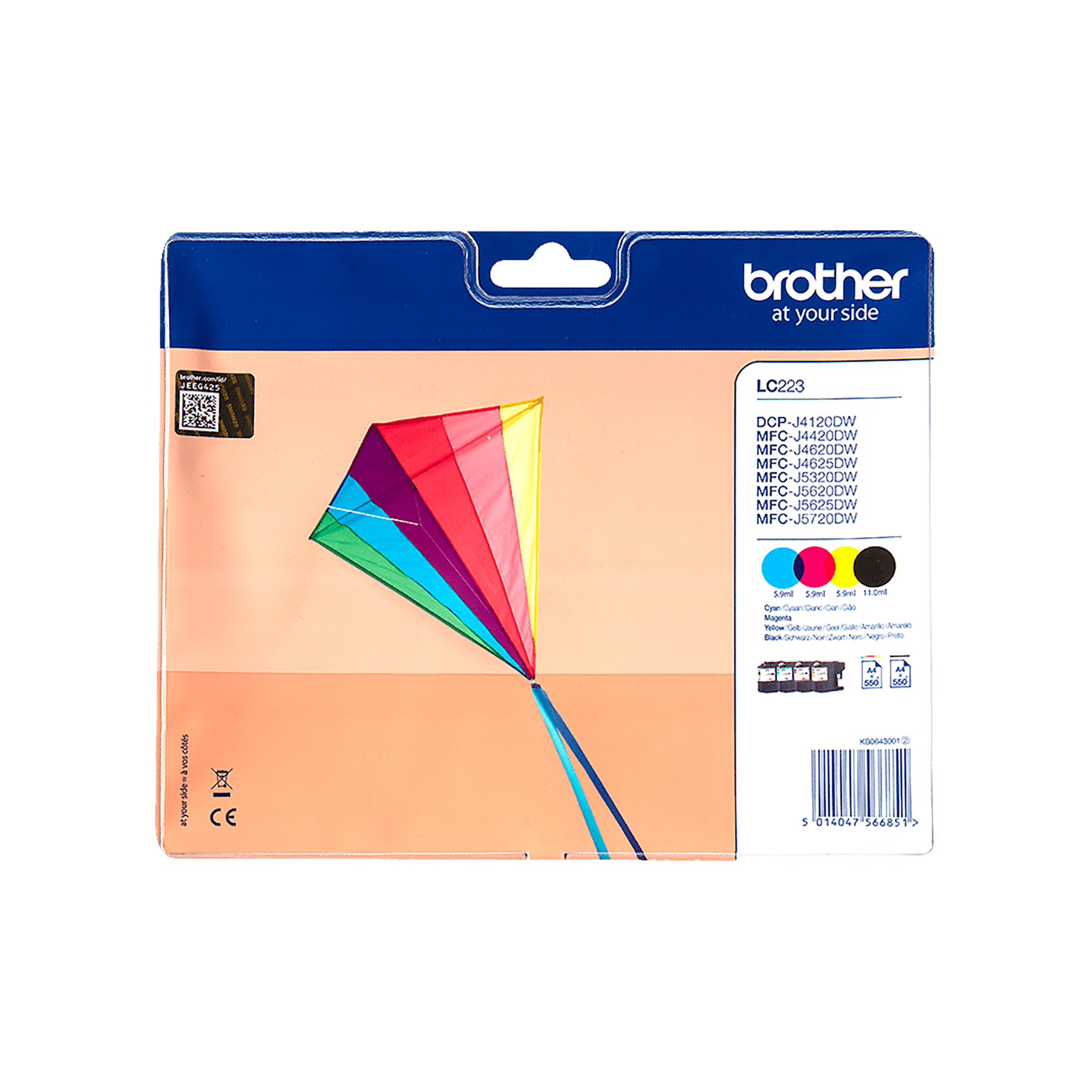 Inkjetpatrone LC223 4er-Pack
