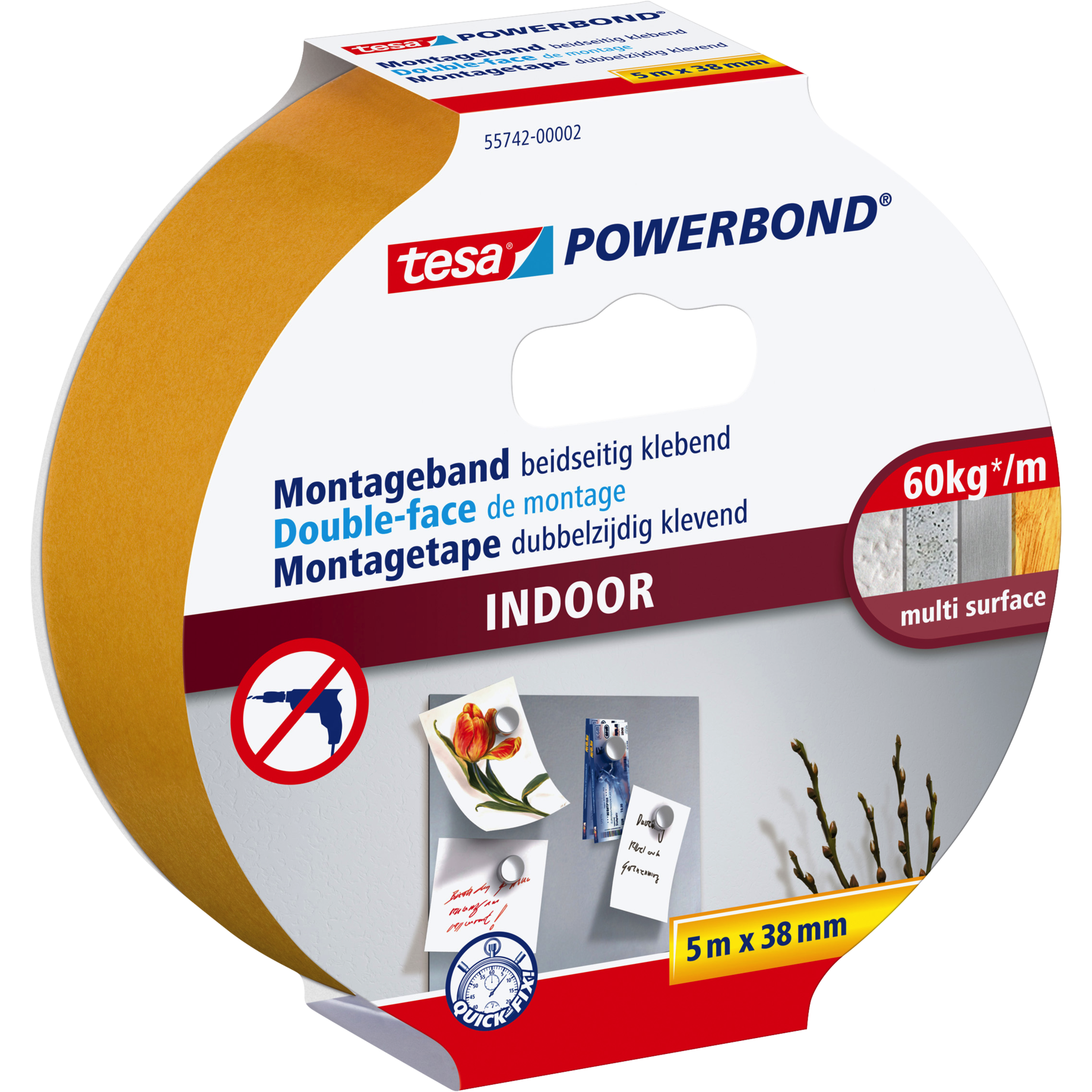 tesa Powerbond Ultra Strong 5m:19 weiß