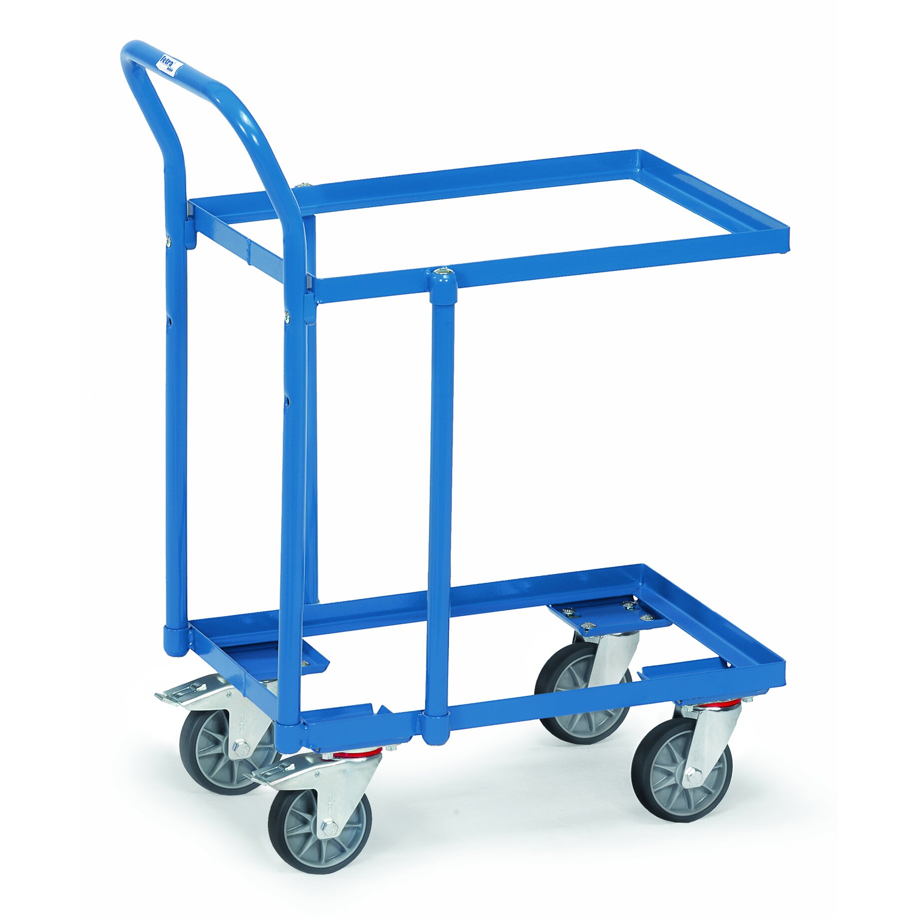 Rollwagen, Transportwagen, Gepäckwagen, Stahlrahmen, 4-Rad Rollenwagen, Rollwagen, Transportwagen, Flachwagen, Rollen, Stabilität