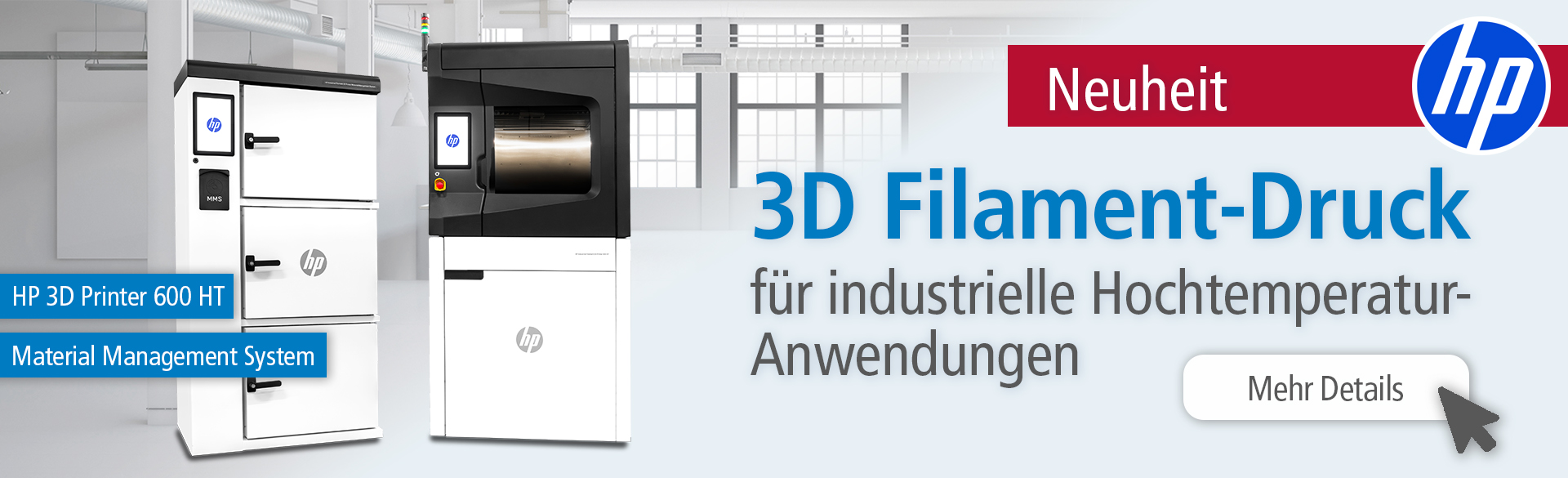 3D-Druck, Filament-Druck, Industrie-Temperatur, HP-Drucker, Hochtemperatur