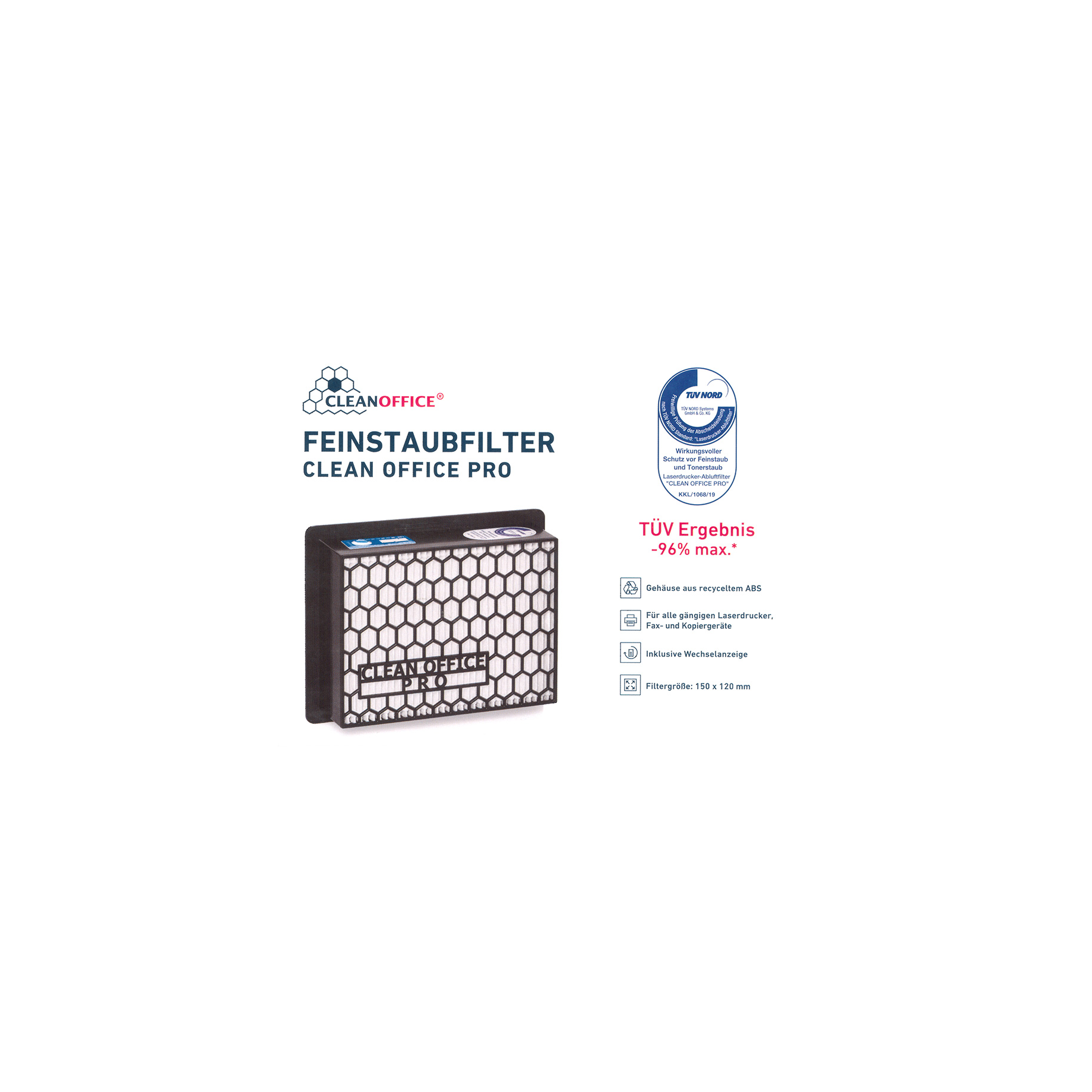 Feinstaubfilter CleanOffice PRO