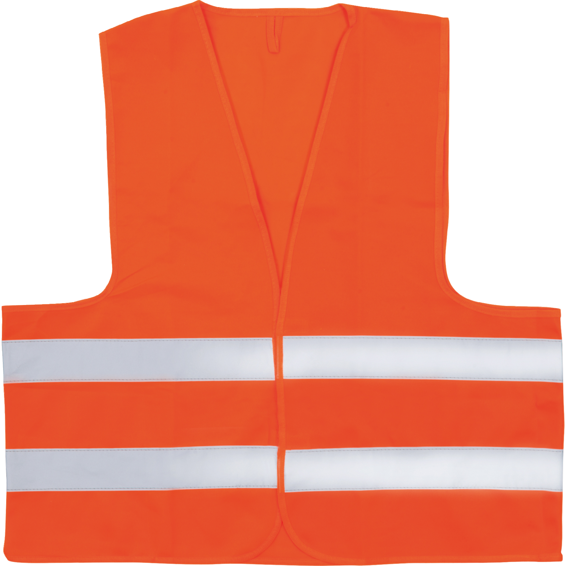 Warnweste, Hohe Sichtbarkeit, Reflexband, Orange, Weste