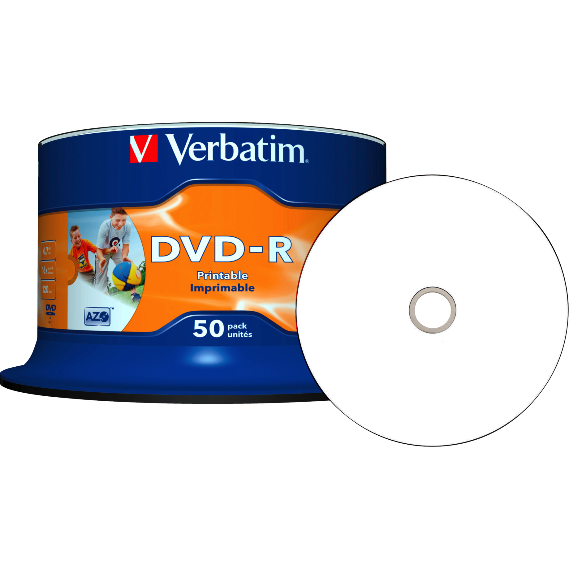 DVD-R,  Inkjet Printable, DataLife Plus, AZO