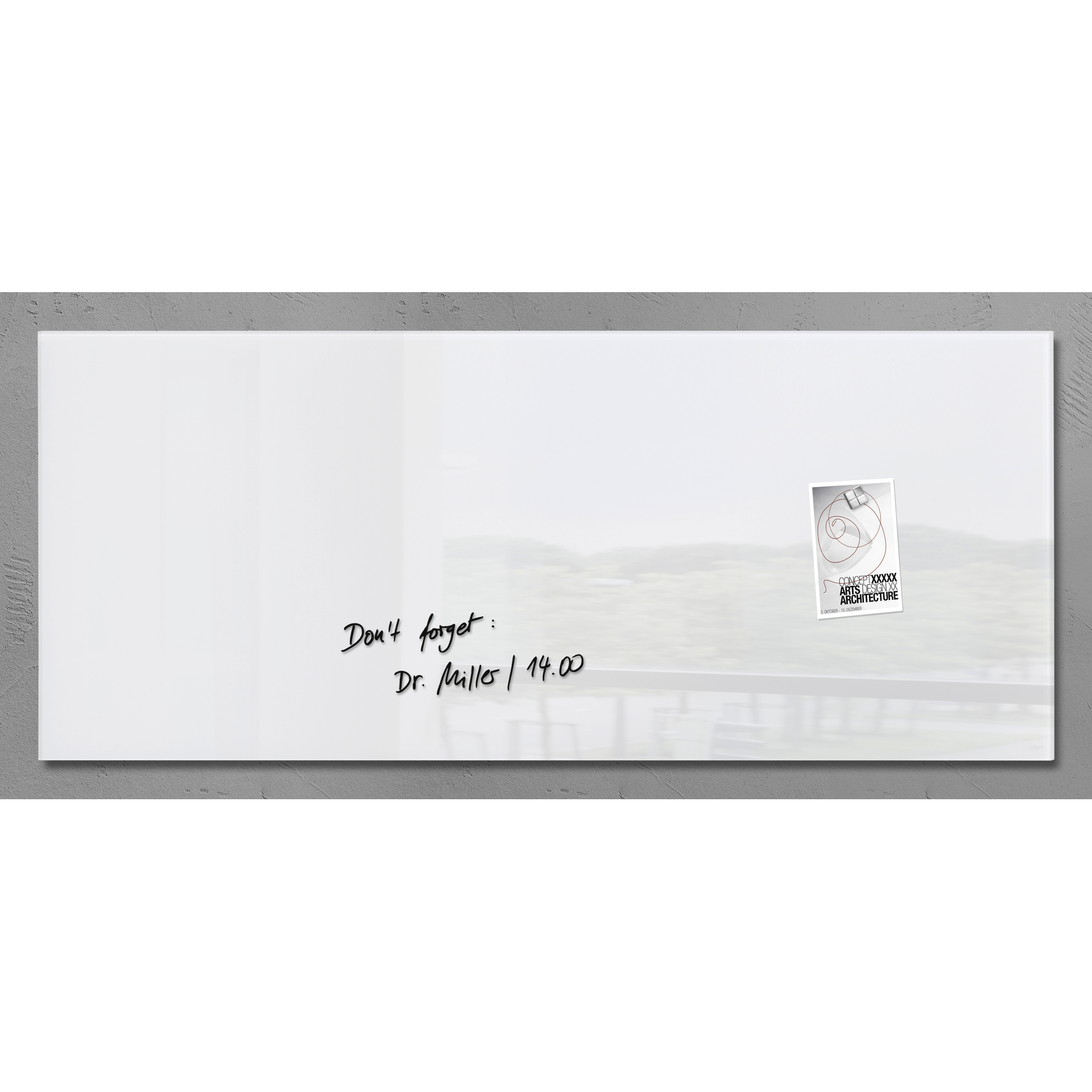 Glas-Magnetboard Artverum