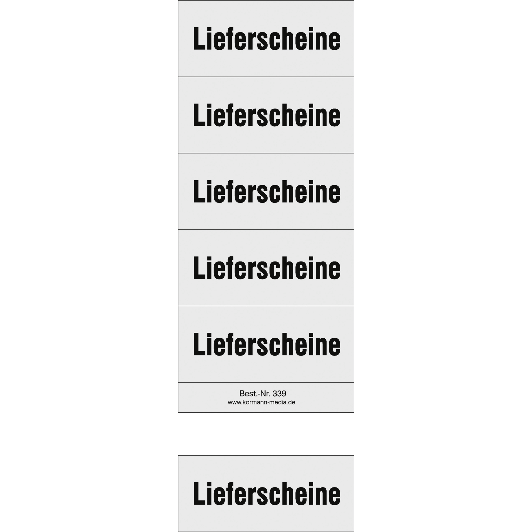 Leitz Inhaltsschild