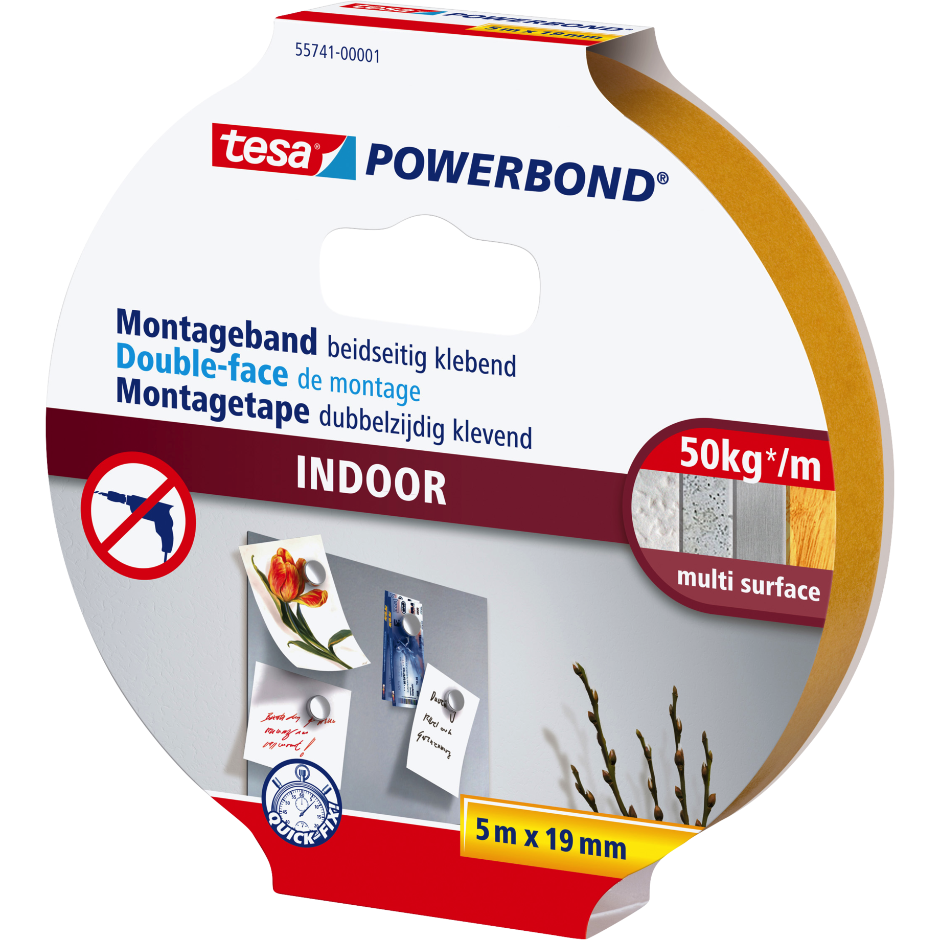 tesa Powerbond Ultra Strong 5m:19 weiß