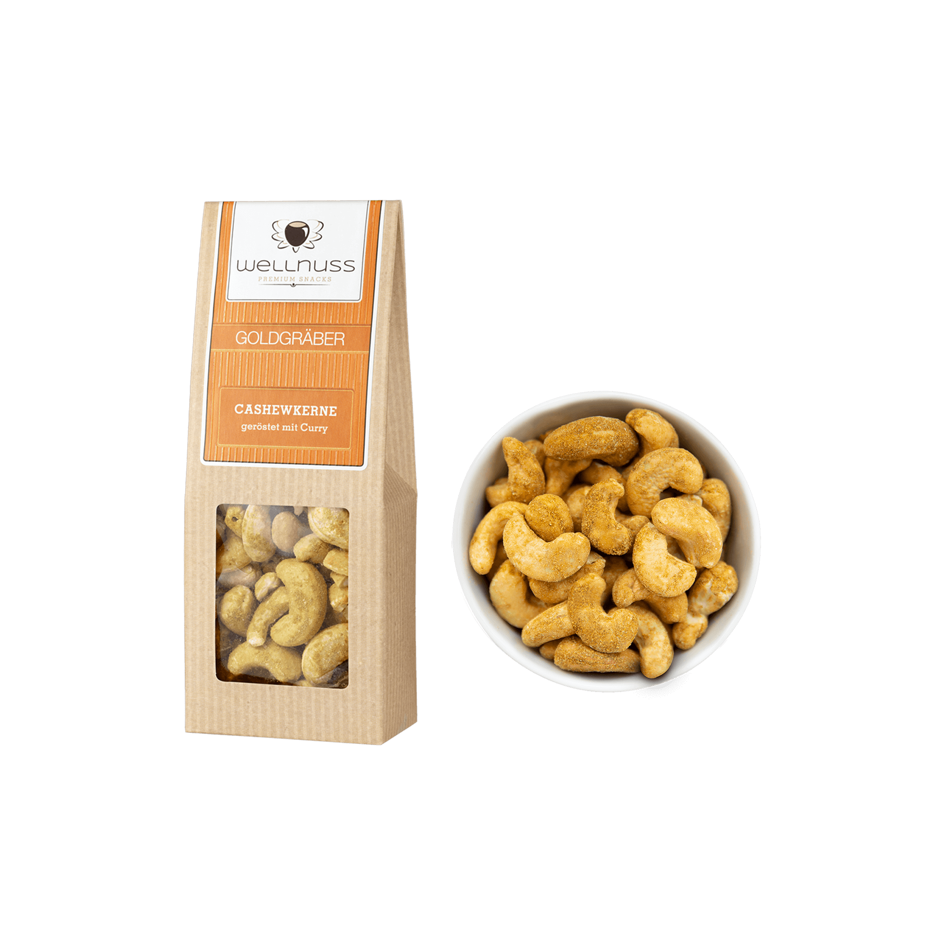 Cashewkerne geröstet mit Curry