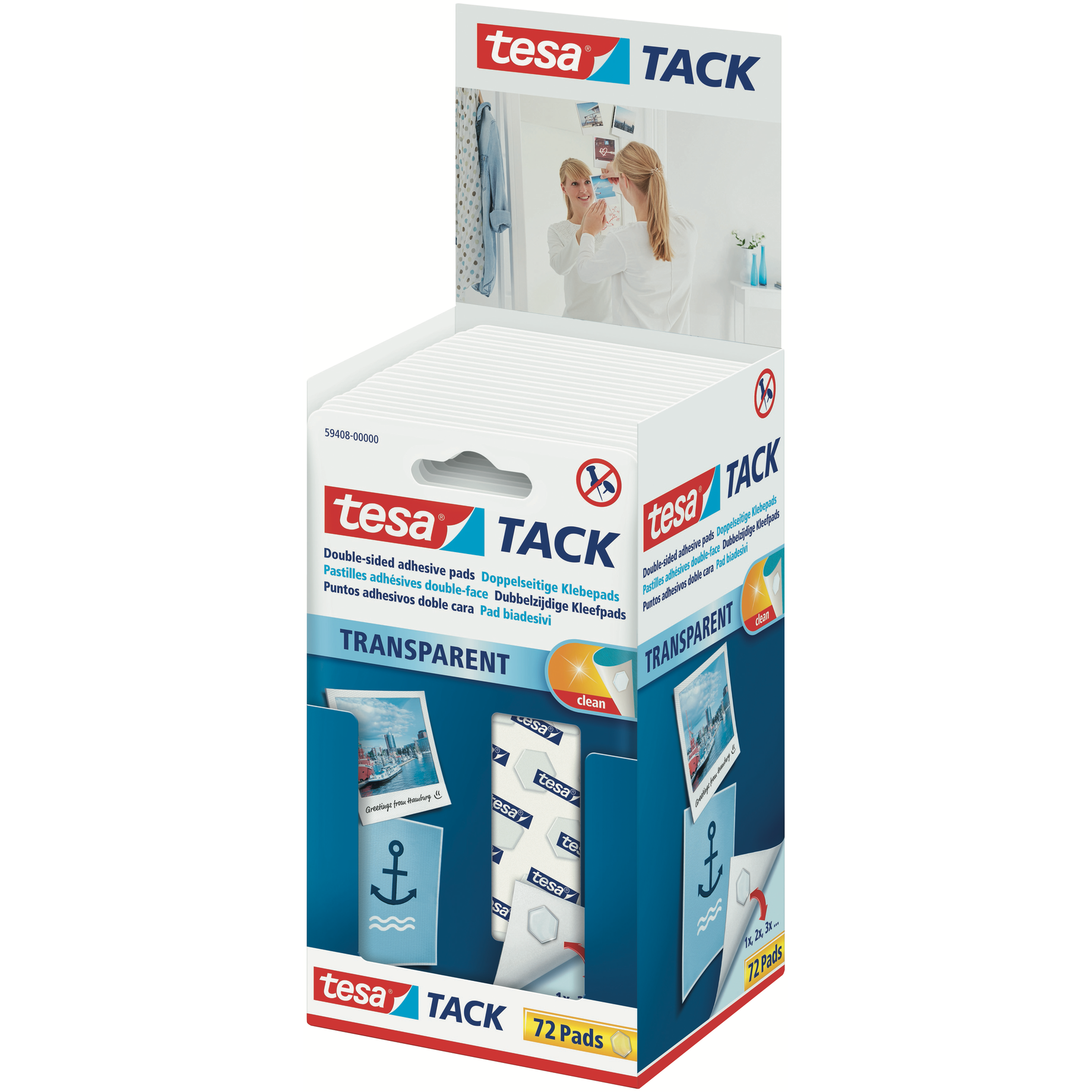 Klebepad TACK, transparent